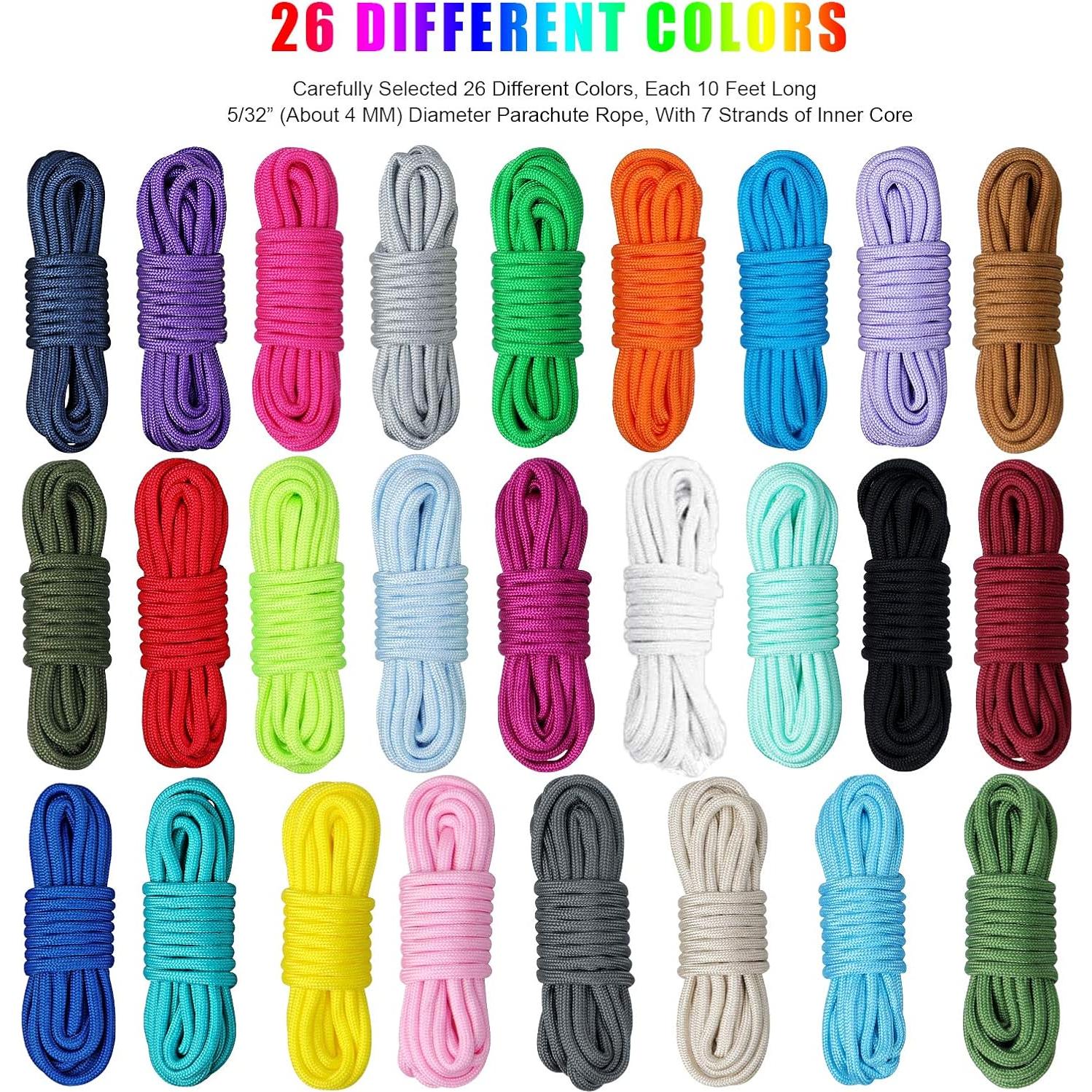 Kit de Manualidades Paracord 550 WEREWOLVES - 79.25m Multicolor