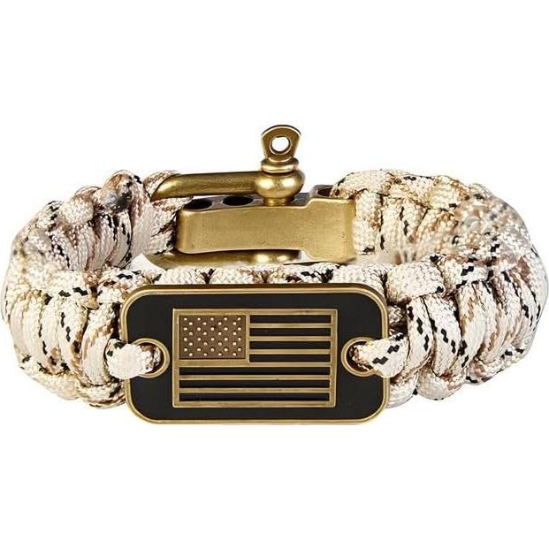 10 Grilletes Ajustables de Zinc Hewnda para Pulseras de Supervivencia