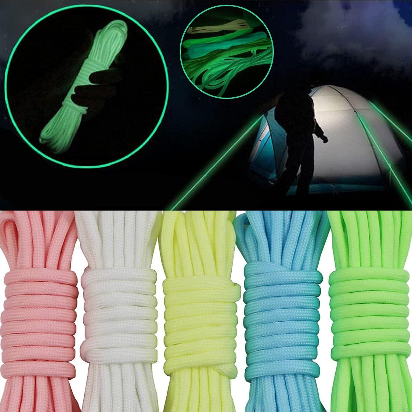 Cuerda Paracord Luminosa UOOOM 5 Colores 3m 4mm para DIY