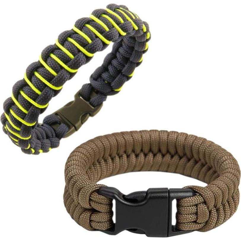 30 Hebillas de Pulsera de Paracord 16mm FLC103-B Negro