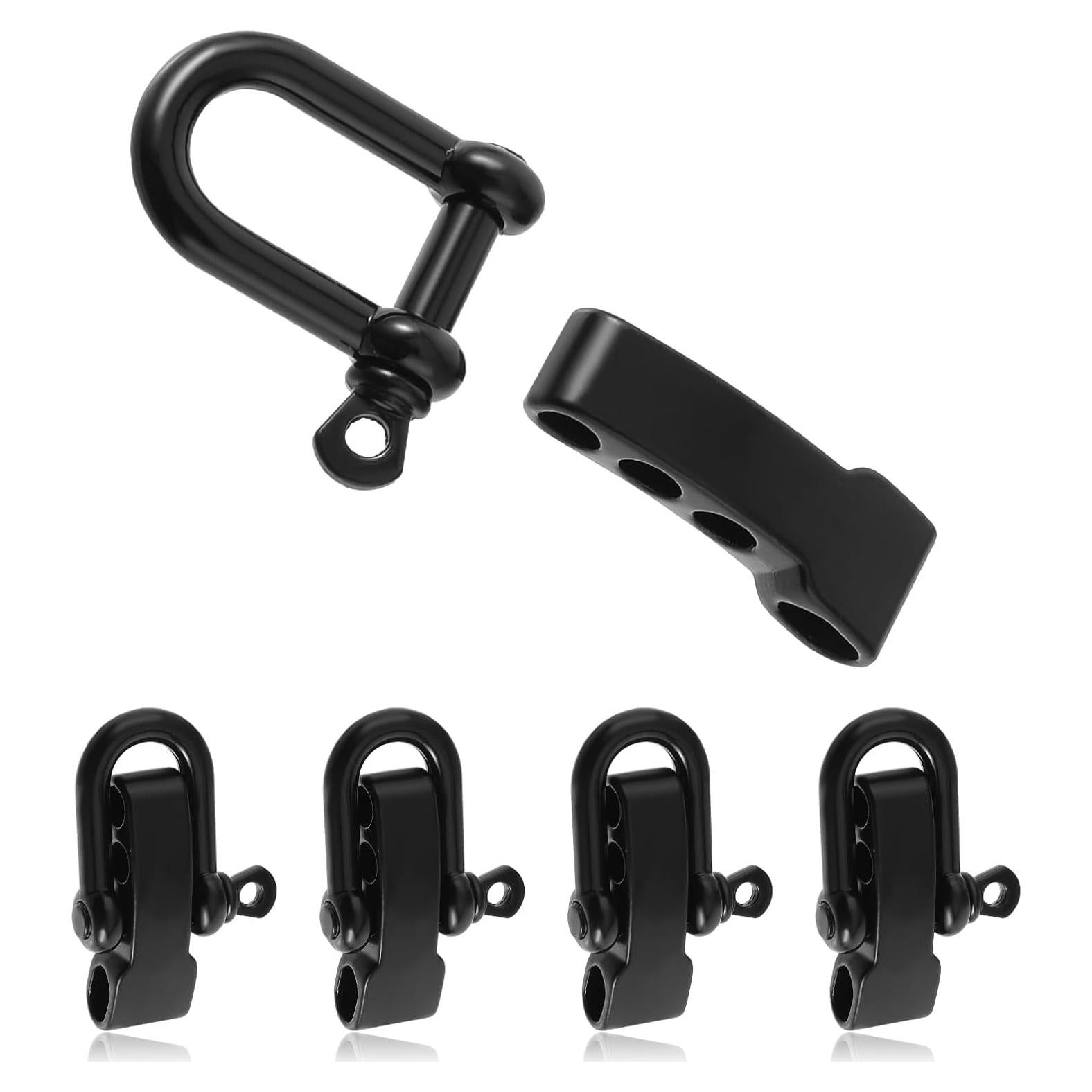 4 Hebillas Paracord Ajustables Tucnoeu para Pulseras Supervivencia