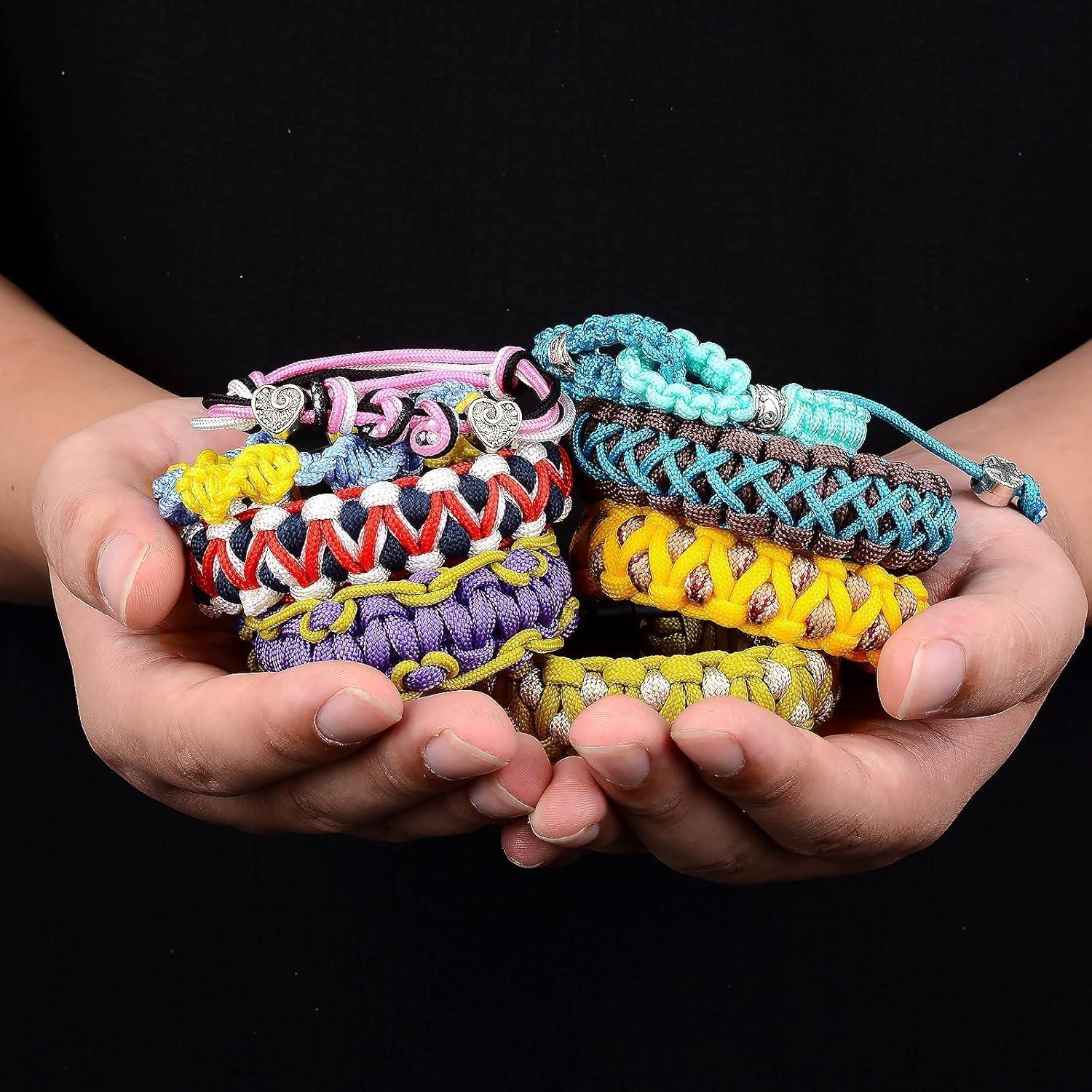 Kit de Paracord Micro MONOBIN 2mm 10 Colores 6.1m Manualidades