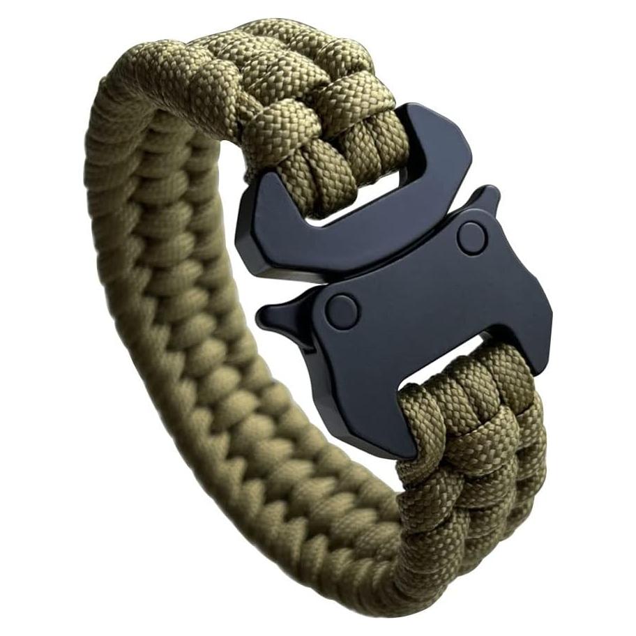 Pulsera de Cuerda Paracaídas SU LIFE con Hebilla Lateral 22 cm