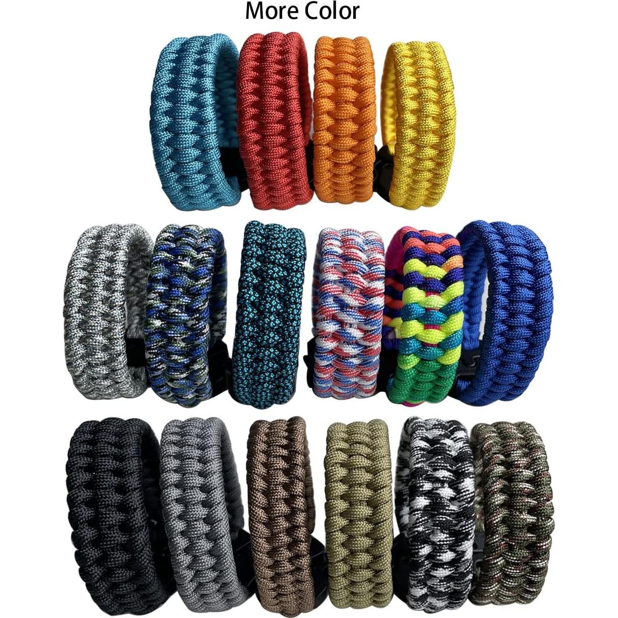 Pulsera de Cuerda Paracaídas SU LIFE con Hebilla Lateral 22 cm