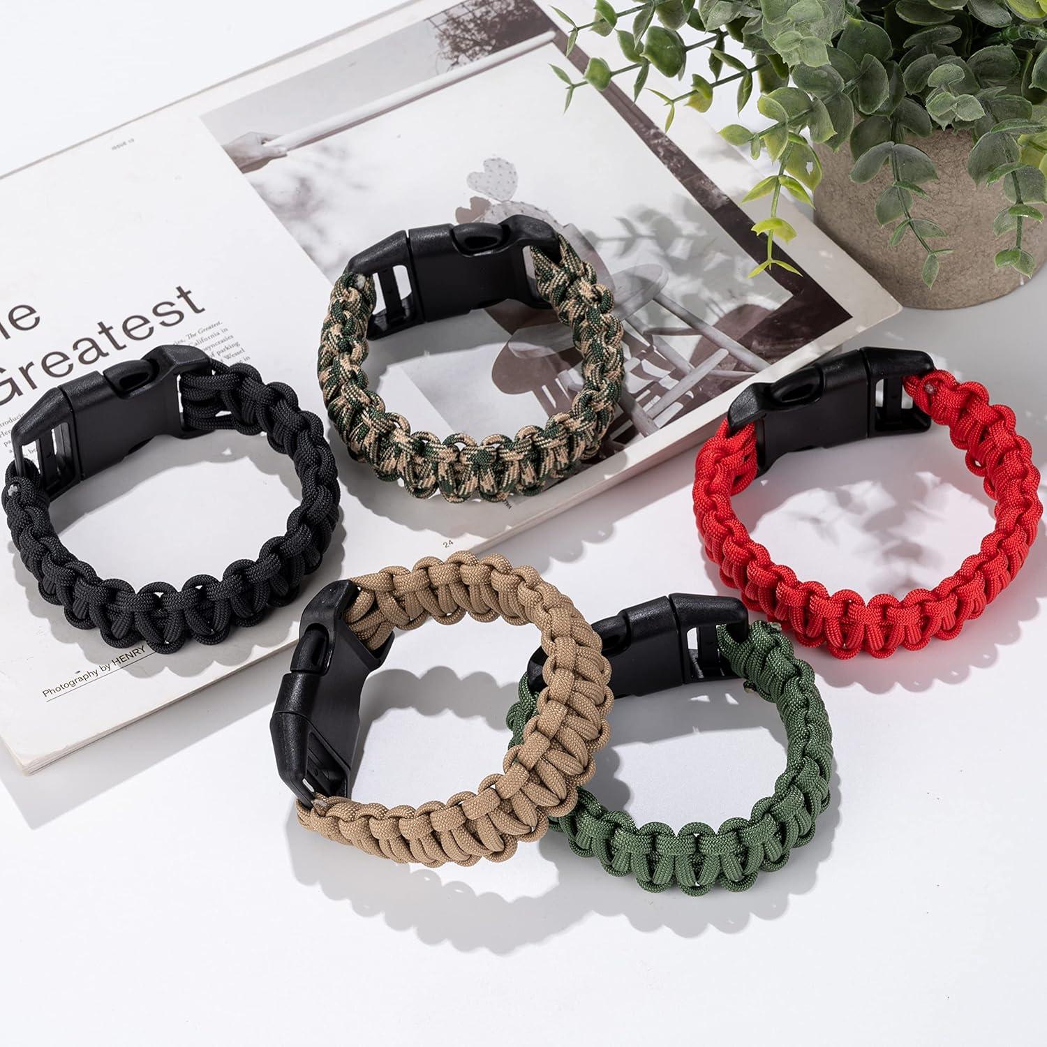 Cuerda Paracord 750 lb XKDOUS 36.576 m Nylon Naranja