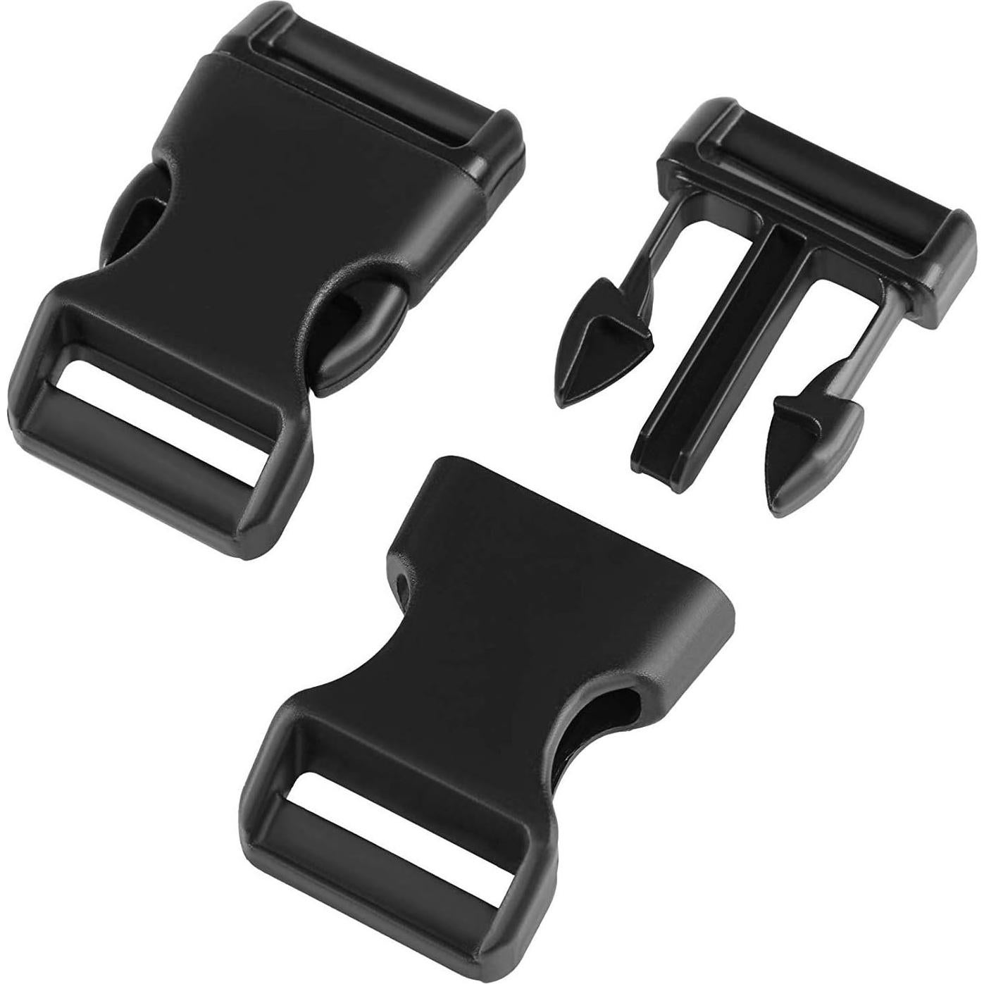 Hebillas de Liberación Lateral Plásticas JMAF 5/8" 40 Paquete