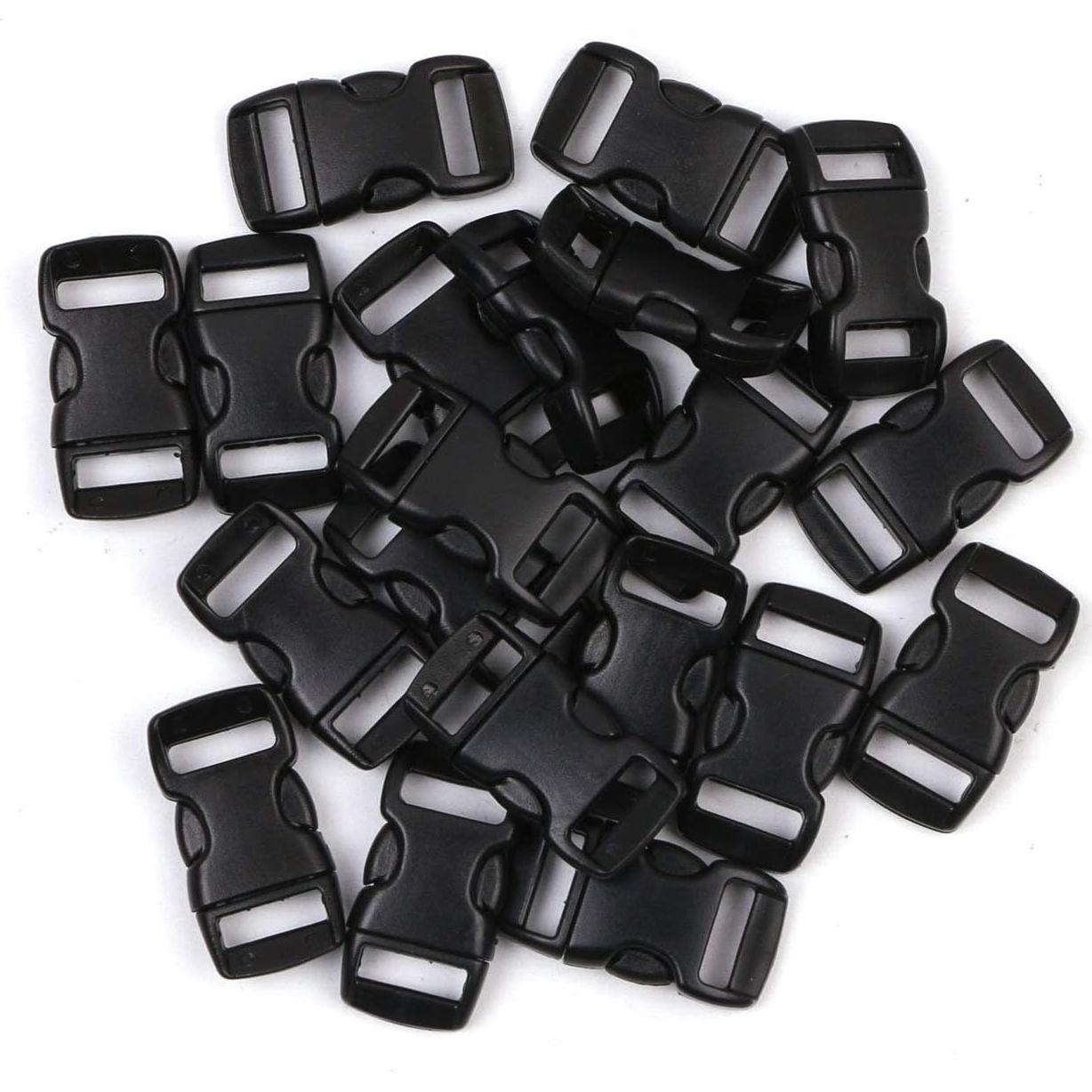 Hebillas de Liberación Lateral Plásticas JMAF 5/8" 40 Paquete