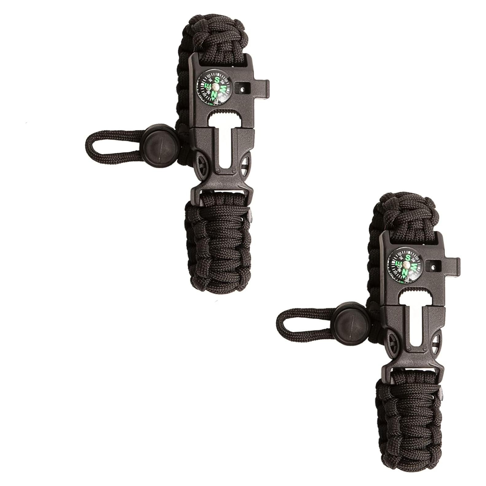 Pulsera Multiusos Bushcraft Survival 5 en 1 para Camping