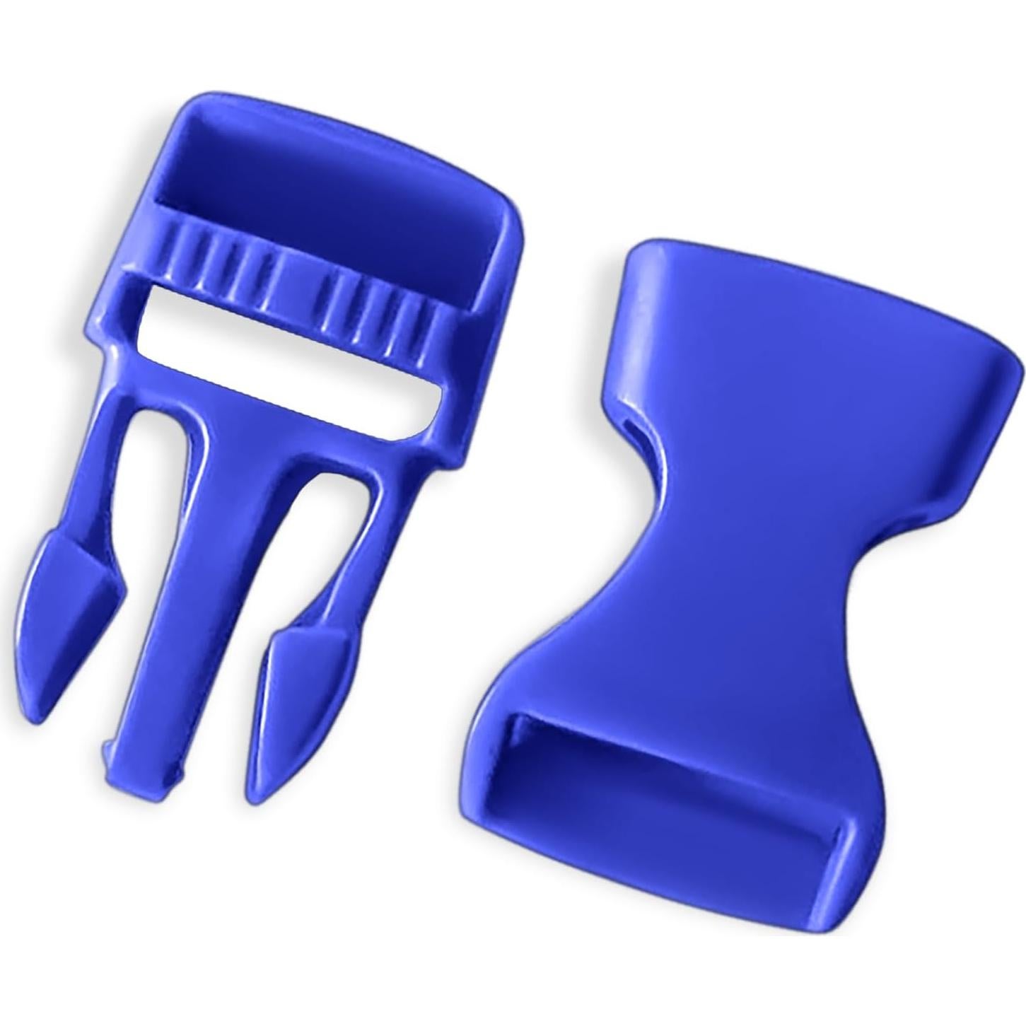 Hebillas de Paracord Azul Marino 16mm - 4 Paquete de Plástico