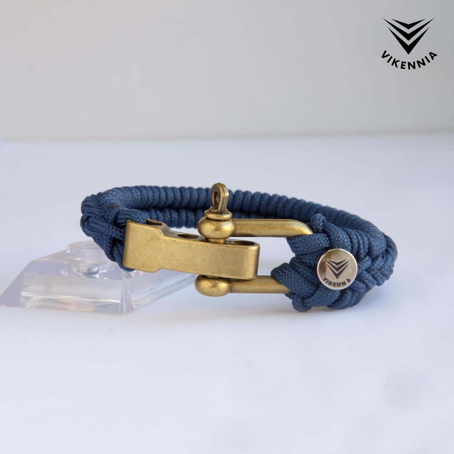 Pulsera de Paracord Minimalista Azul para Hombres - Ajustable