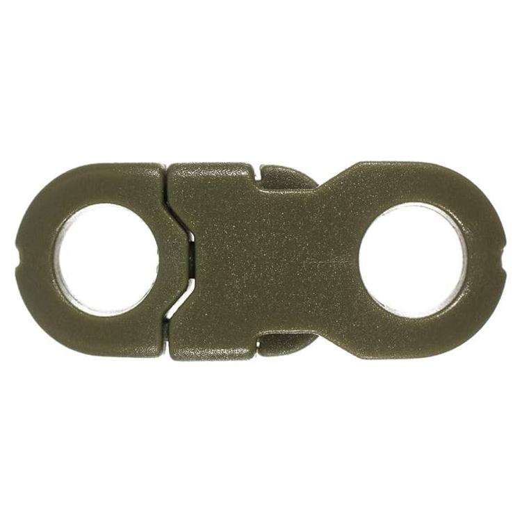 Hebilla de liberación lateral Paracord Planet Negro 25 unidades