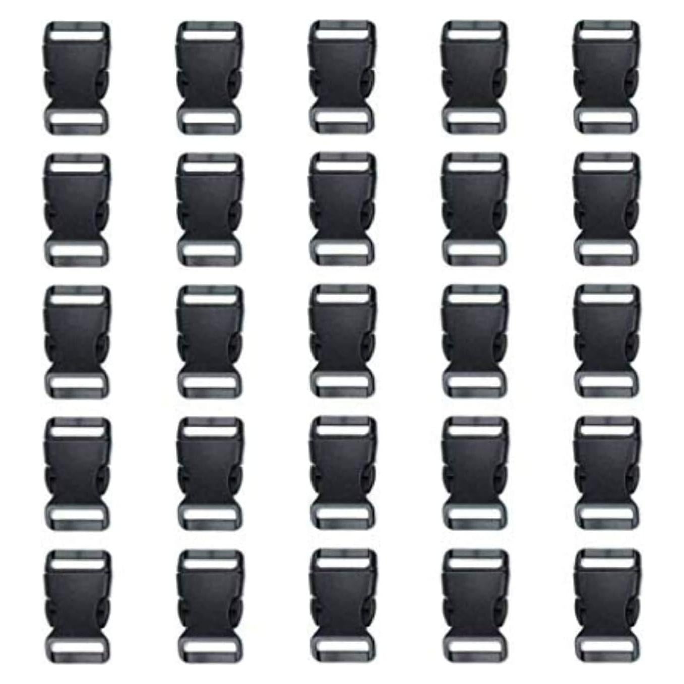 Hebillas de liberación lateral plásticas JMAF 3/4" 25 unidades