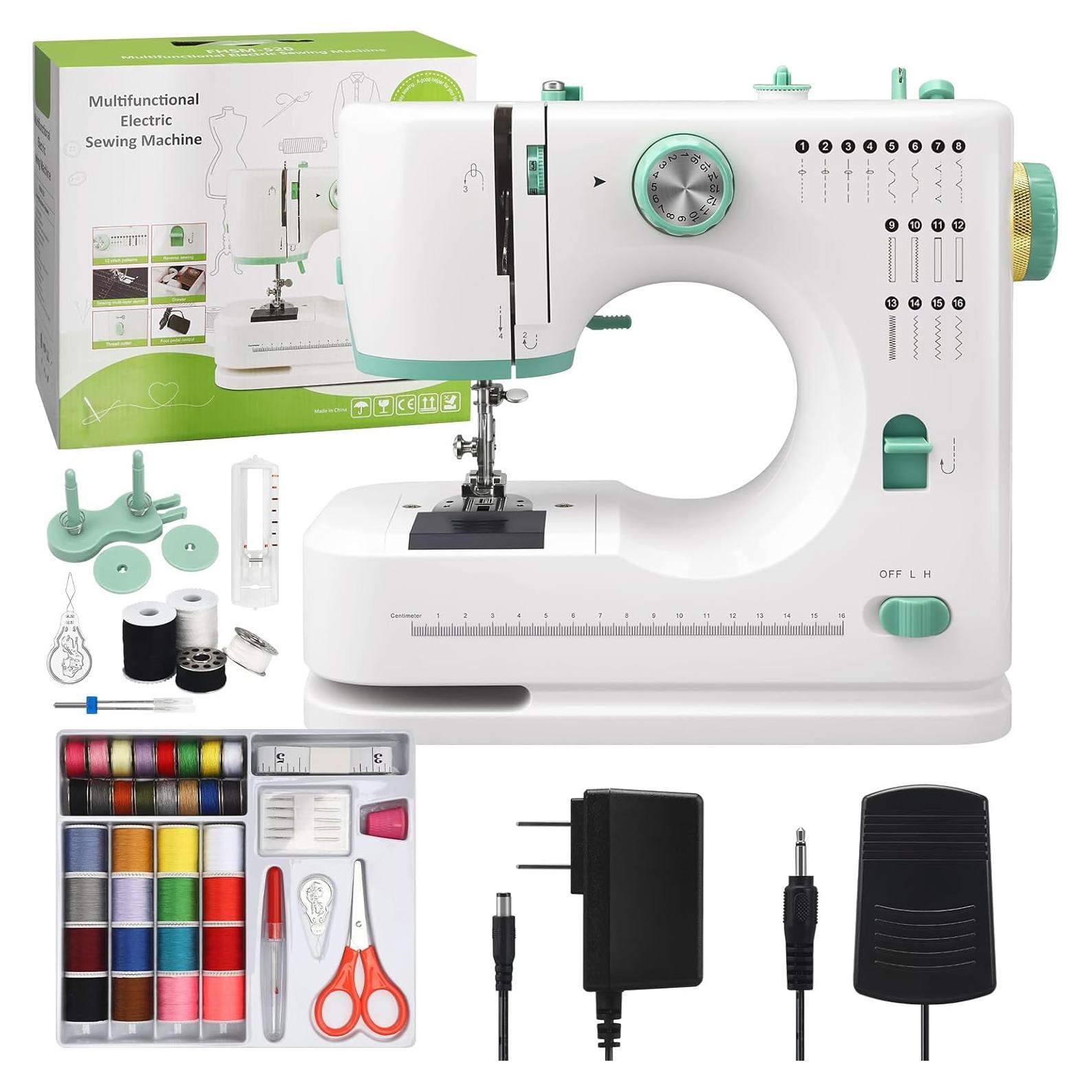 Mini Máquina de Coser ZIMENG ZS0200 16 Puntadas 32 Hilos