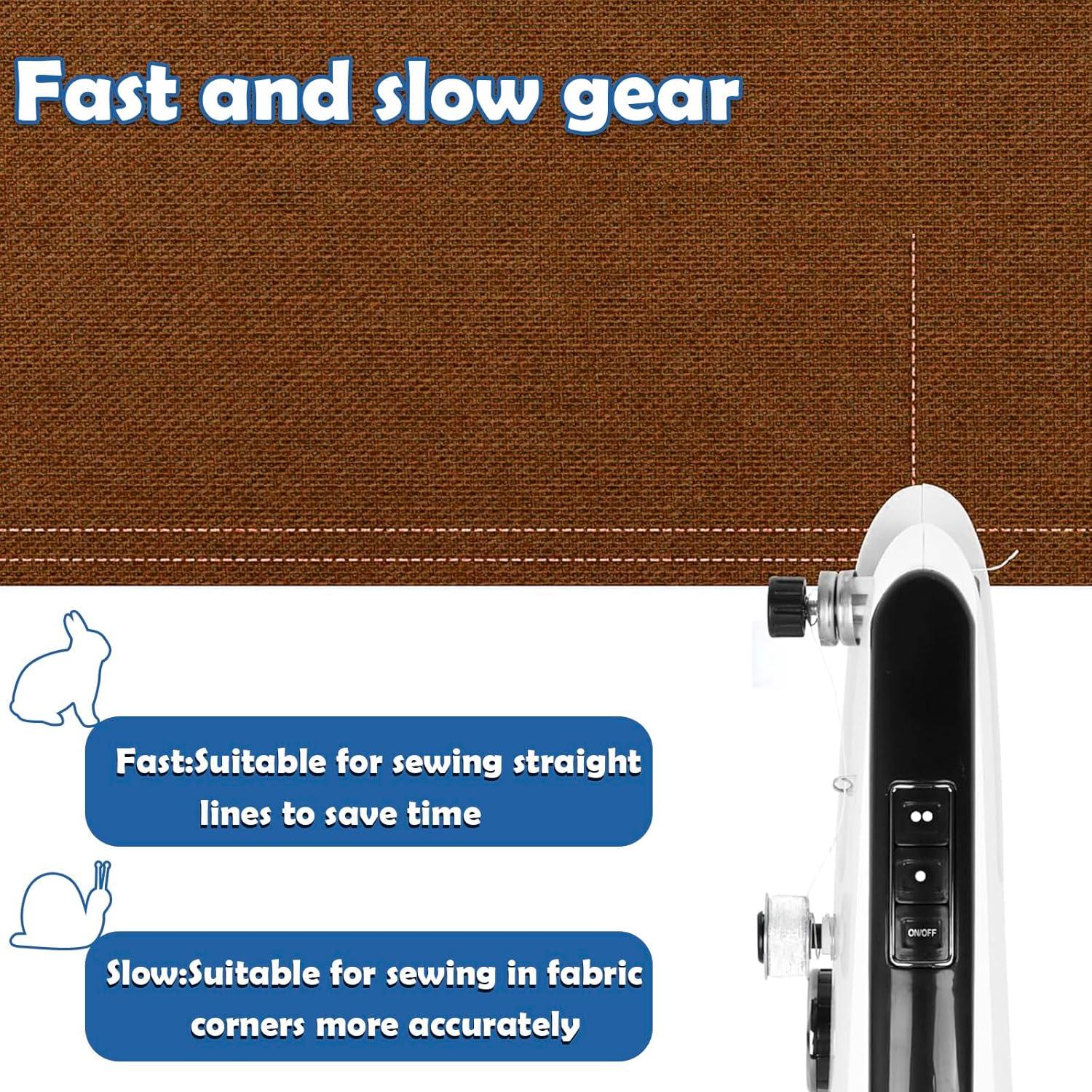 Máquina de Coser de Mano VividLife Mini Doble Velocidad 390g