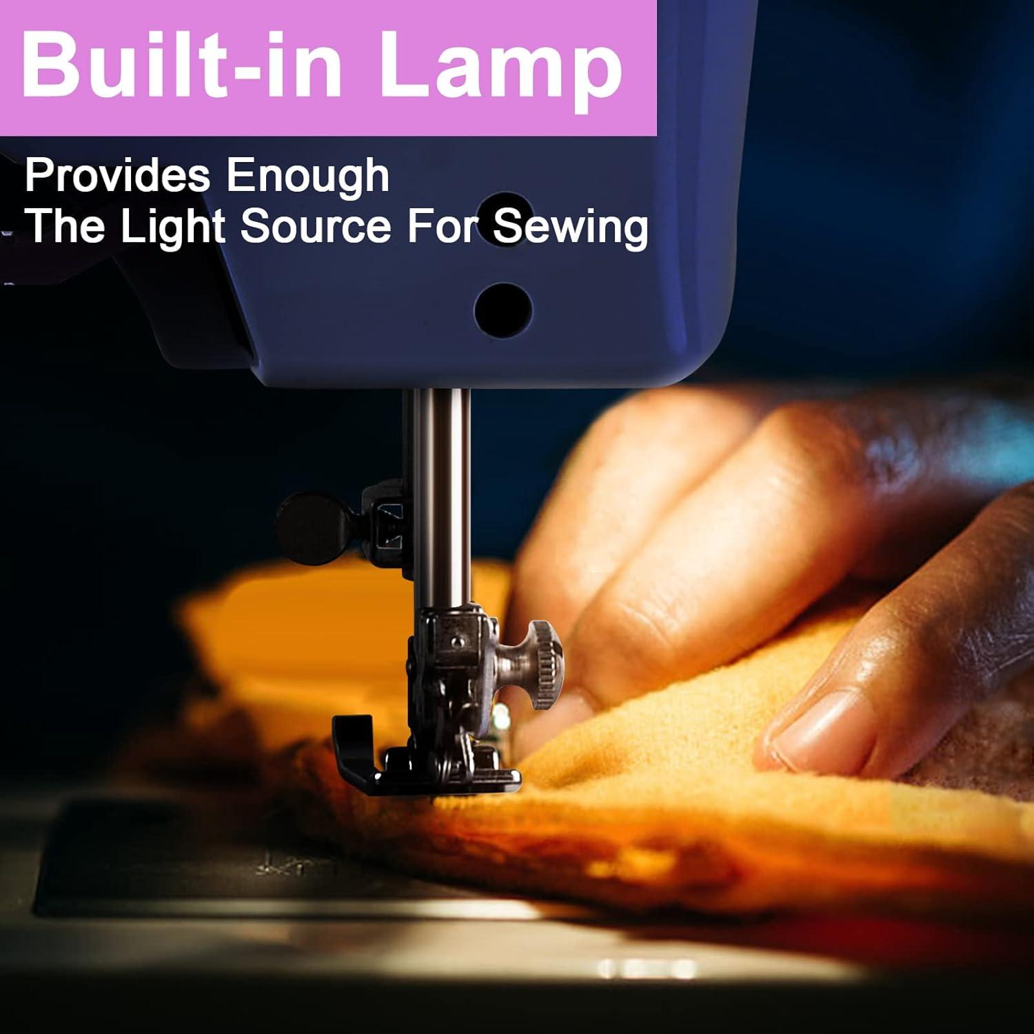 Mini Máquina de Coser JUCVNB para Niños 12 Puntadas 2 Velocidades