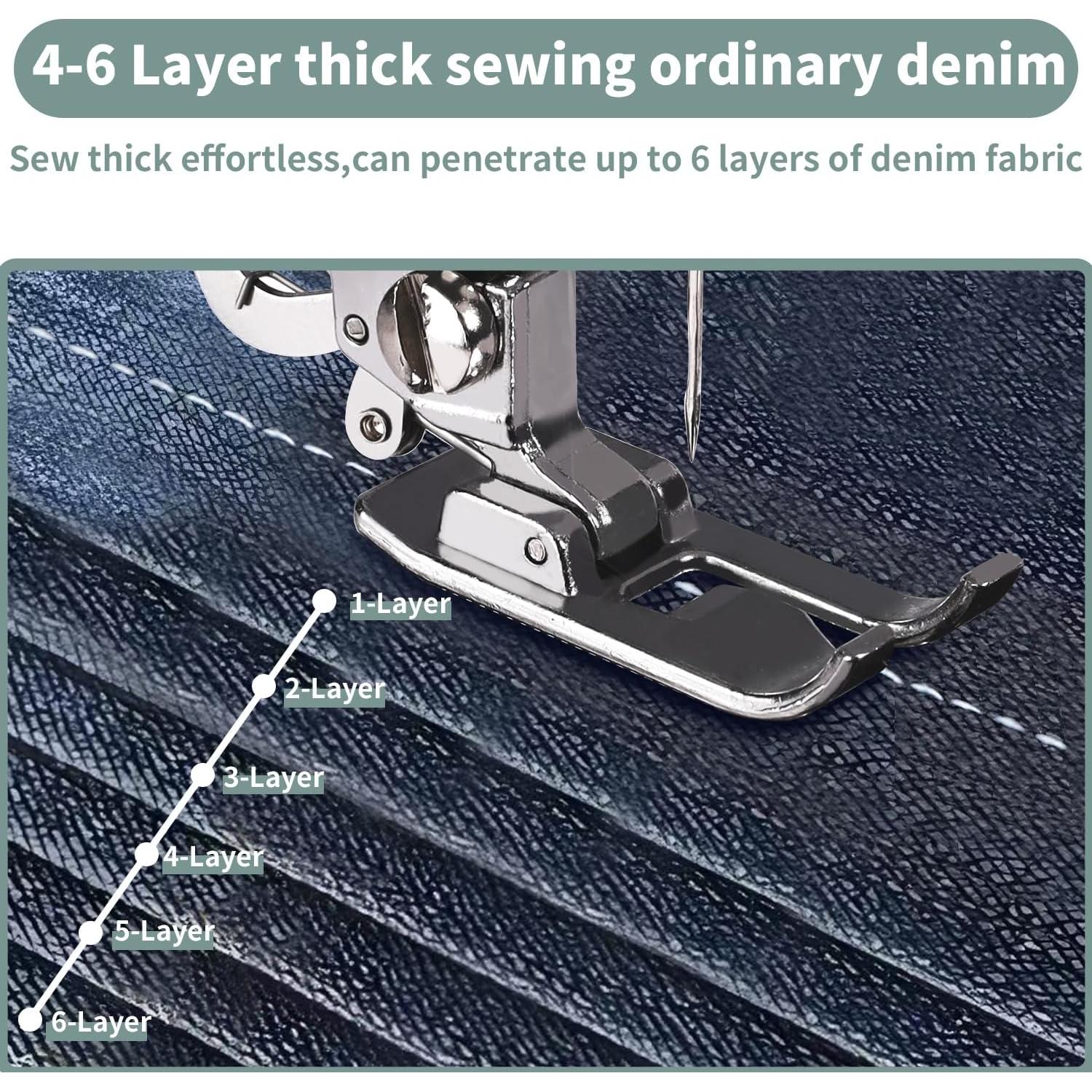 Máquina de Coser Doble Aguja 520 - 12 Puntadas, Portátil