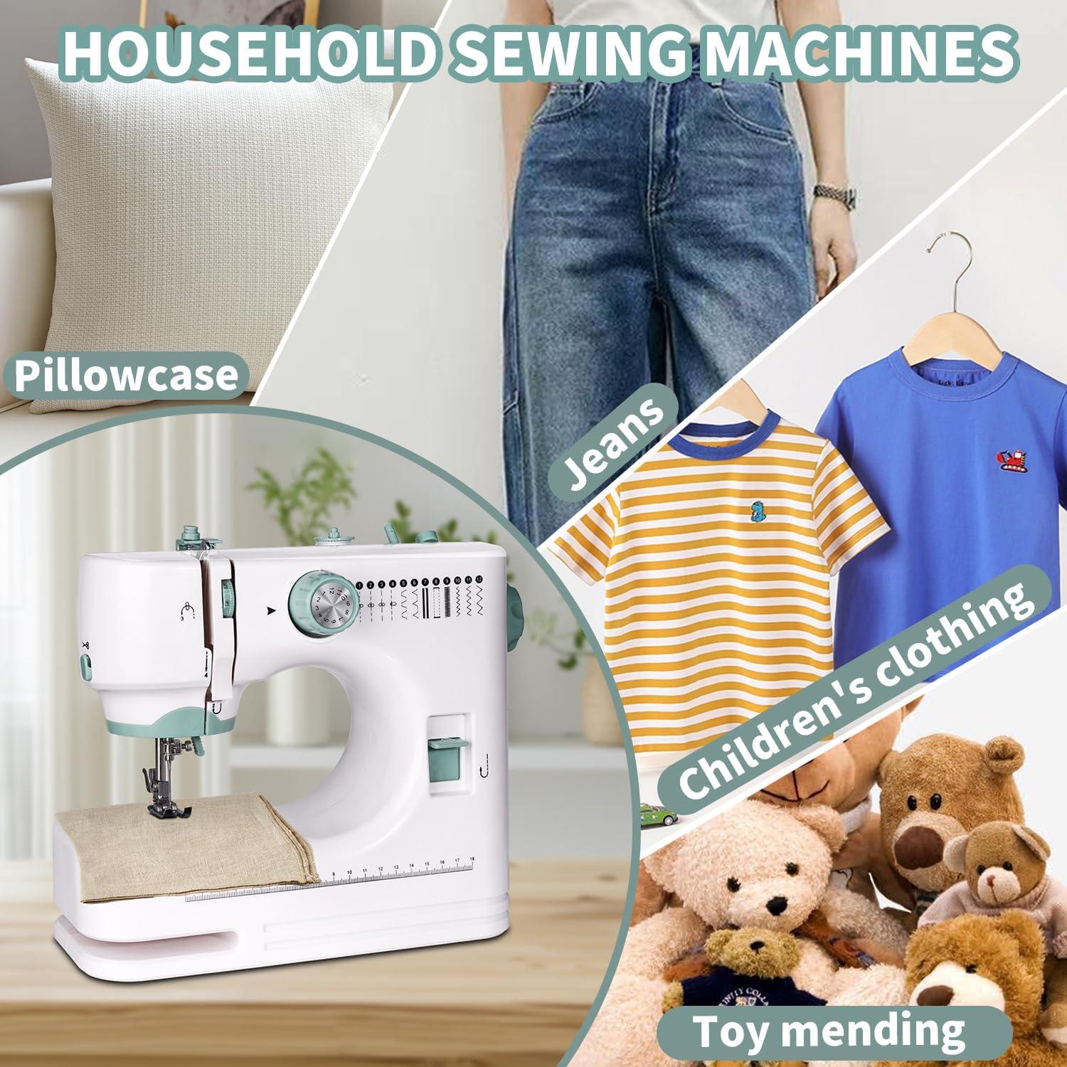 Máquina de Coser Doble Aguja 520 - 12 Puntadas, Portátil