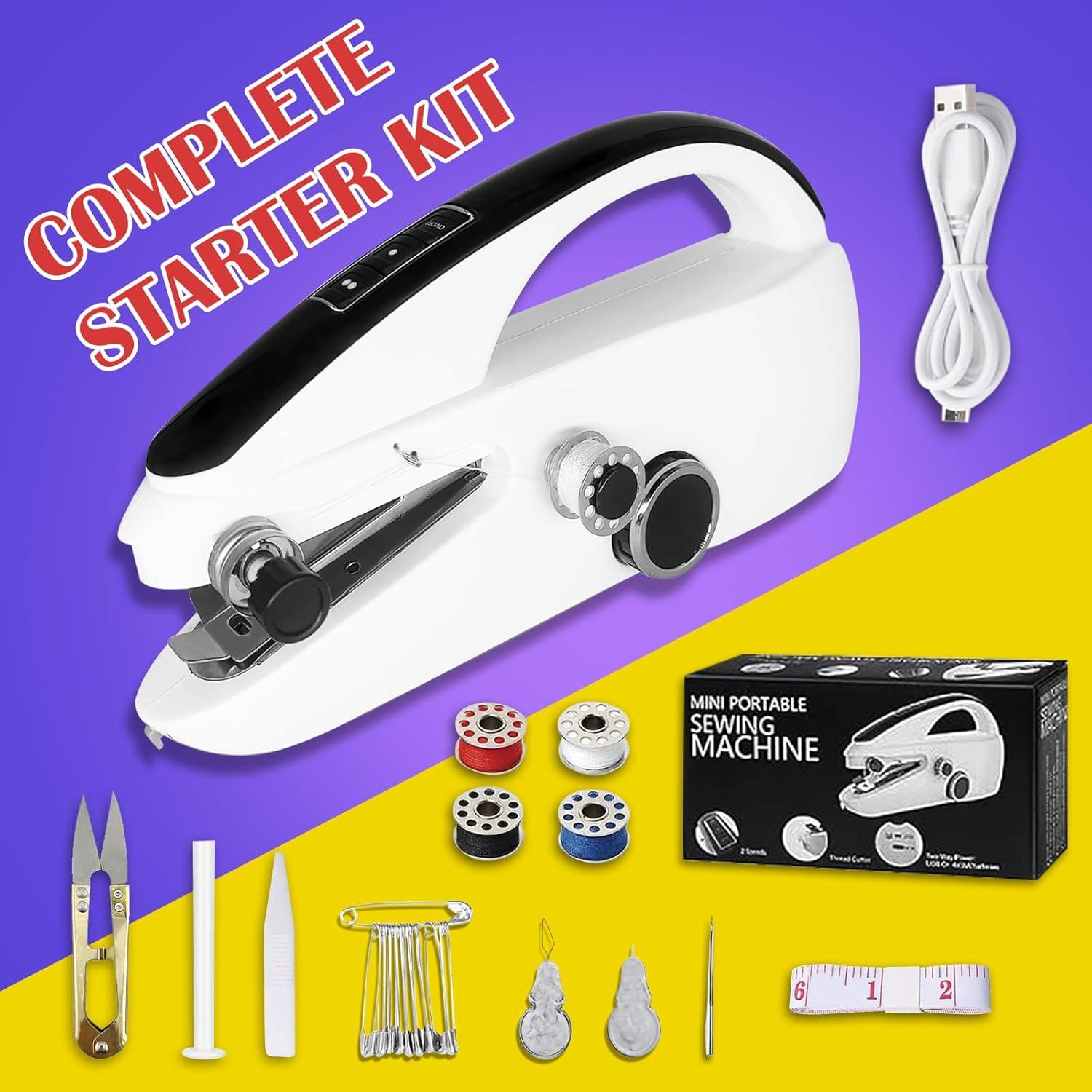 Máquina de Coser Portátil Sin Cable MPSM-G - Mini Costurera