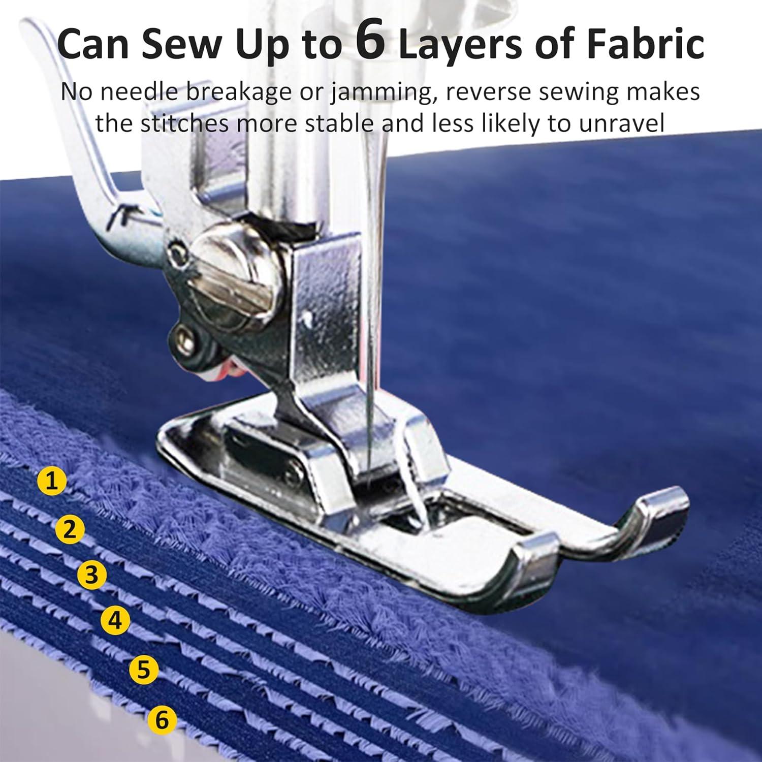 Mini Máquina de Coser Eléctrica DLUFYEI 12 Puntadas Portátil