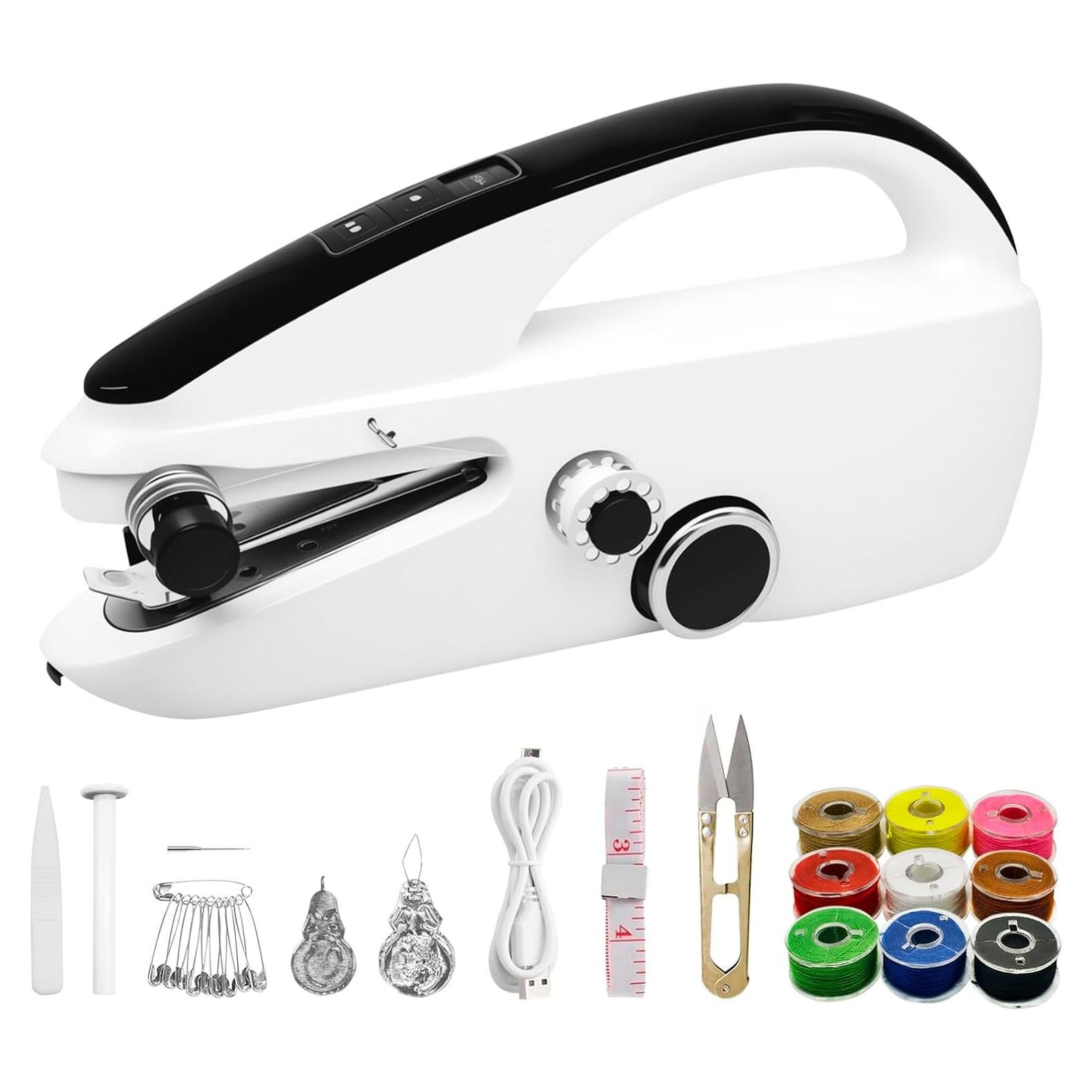 Máquina de Coser Portátil de Mano 002 - Doble Velocidad y Batería