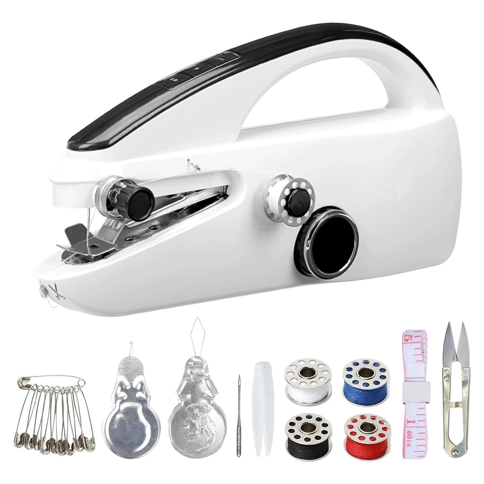 Máquina de Coser Portátil de Mano Mini con Kit de Accesorios