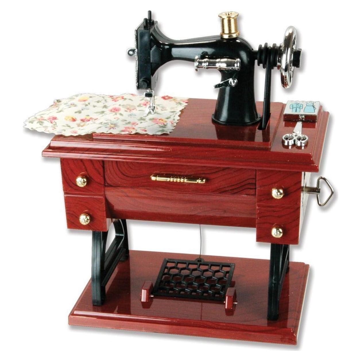 Caja de Música Vintage Artyea Máquina de Coser Mini 17.3x15x9.7cm