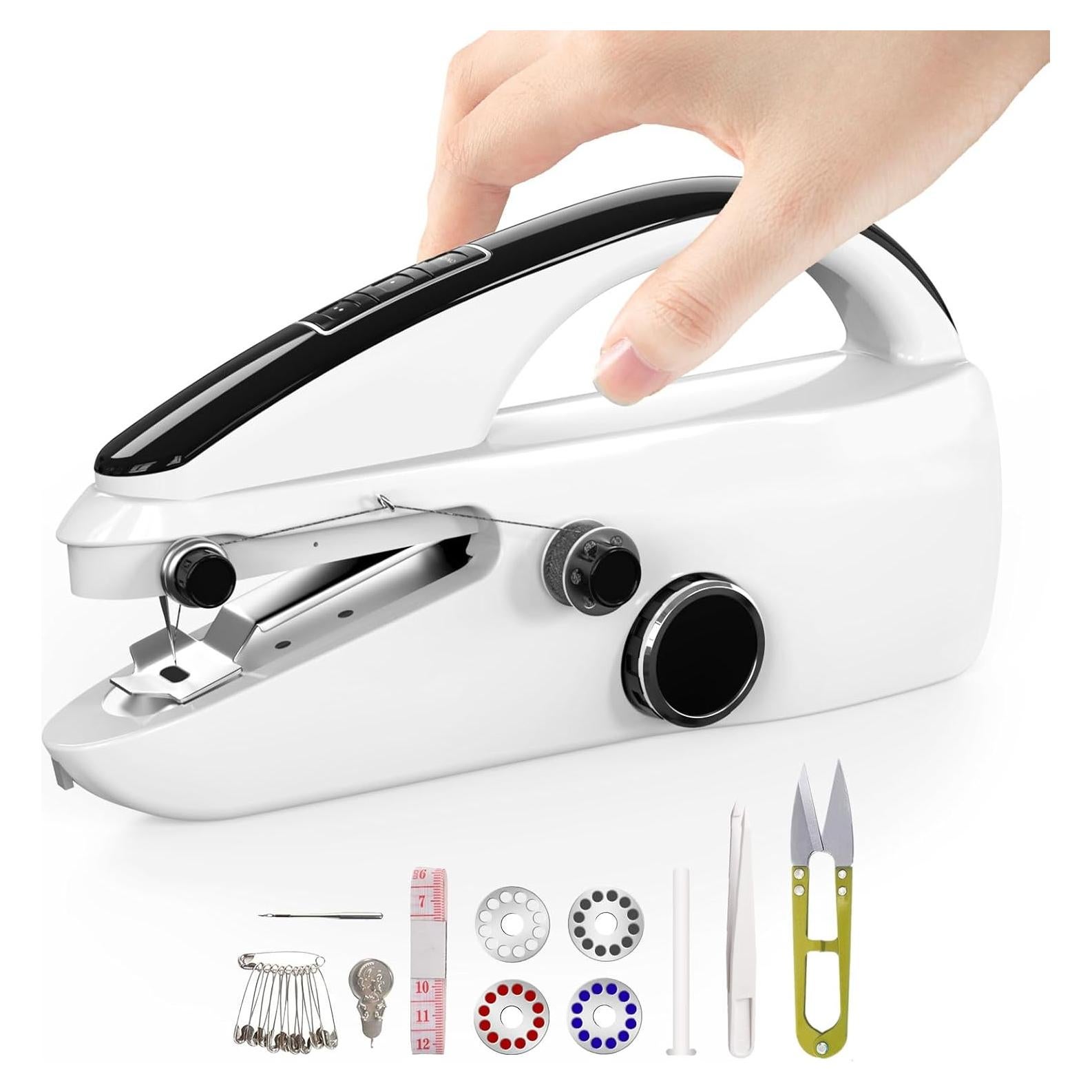 Máquina de Coser Eléctrica de Mano SnowVoice Ropa II - Compacta y Fácil de Usar