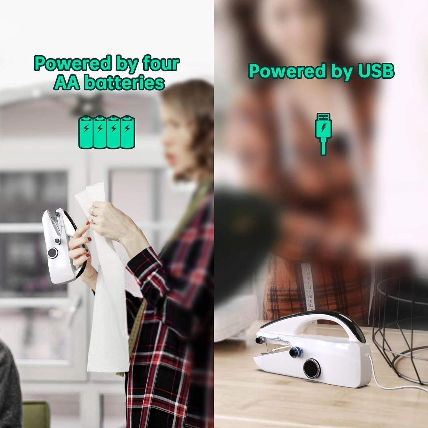 Máquina de Coser Eléctrica de Mano SnowVoice Ropa II - Compacta y Fácil de Usar