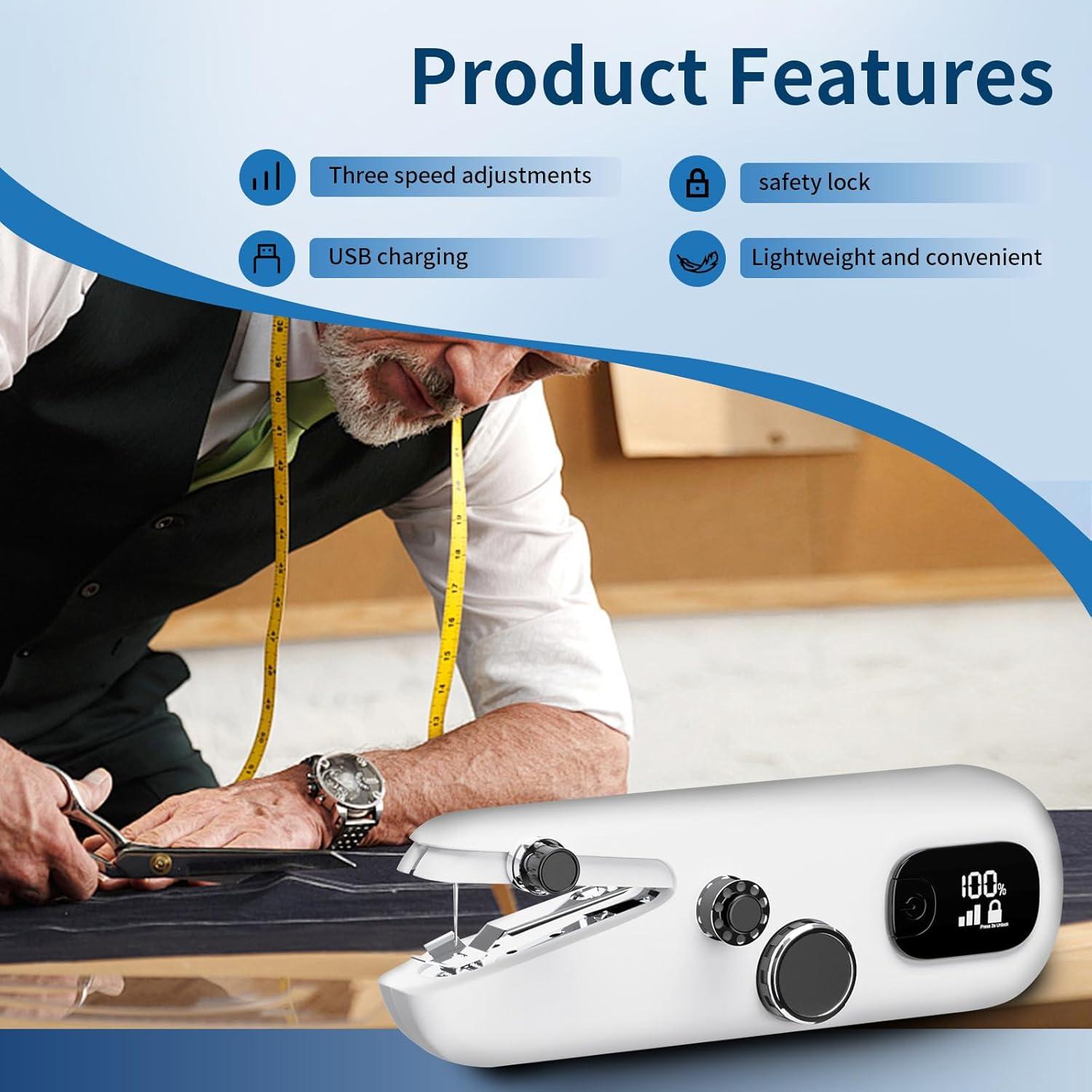 Máquina de Coser Eléctrica Portátil YDX-0021 para Principiantes