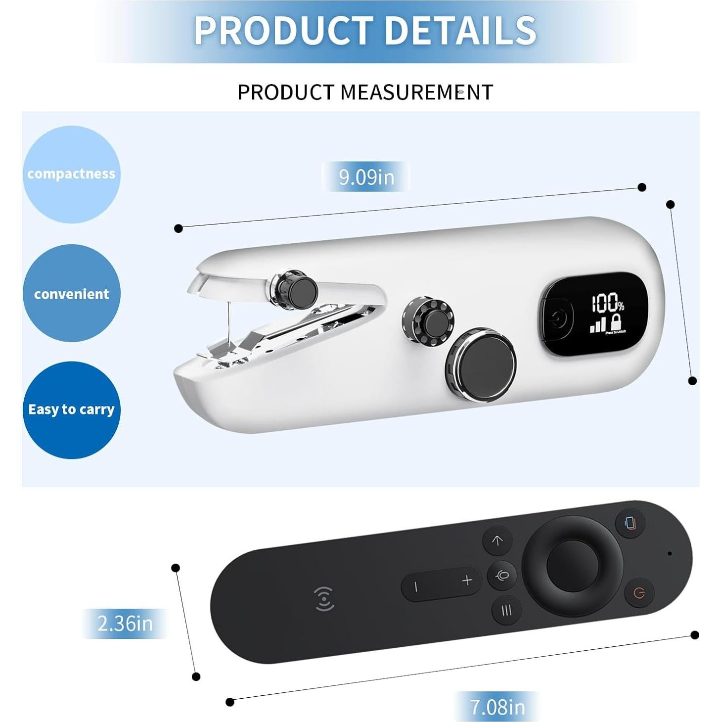 Máquina de Coser Eléctrica Portátil YDX-0021 para Principiantes