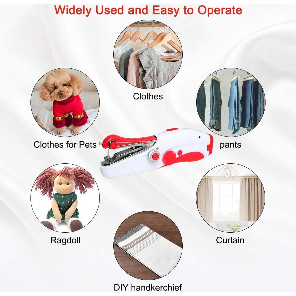 Mini Máquina de Coser Portátil MUOCOBU 326g para Telas y Ropa