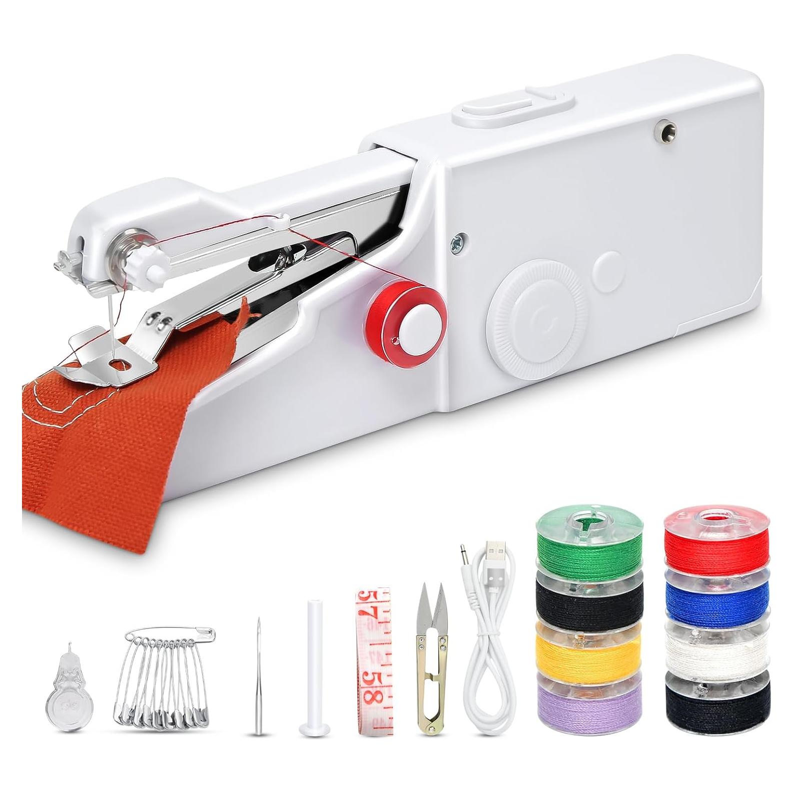 Máquina de Coser Eléctrica de Mano BAIJNGO BJ-005 Mini Portátil