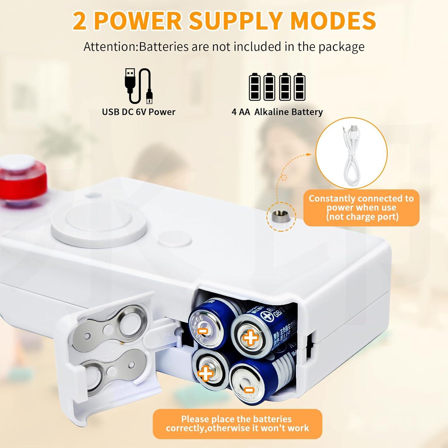 Máquina de Coser Eléctrica de Mano BAIJNGO BJ-005 Mini Portátil