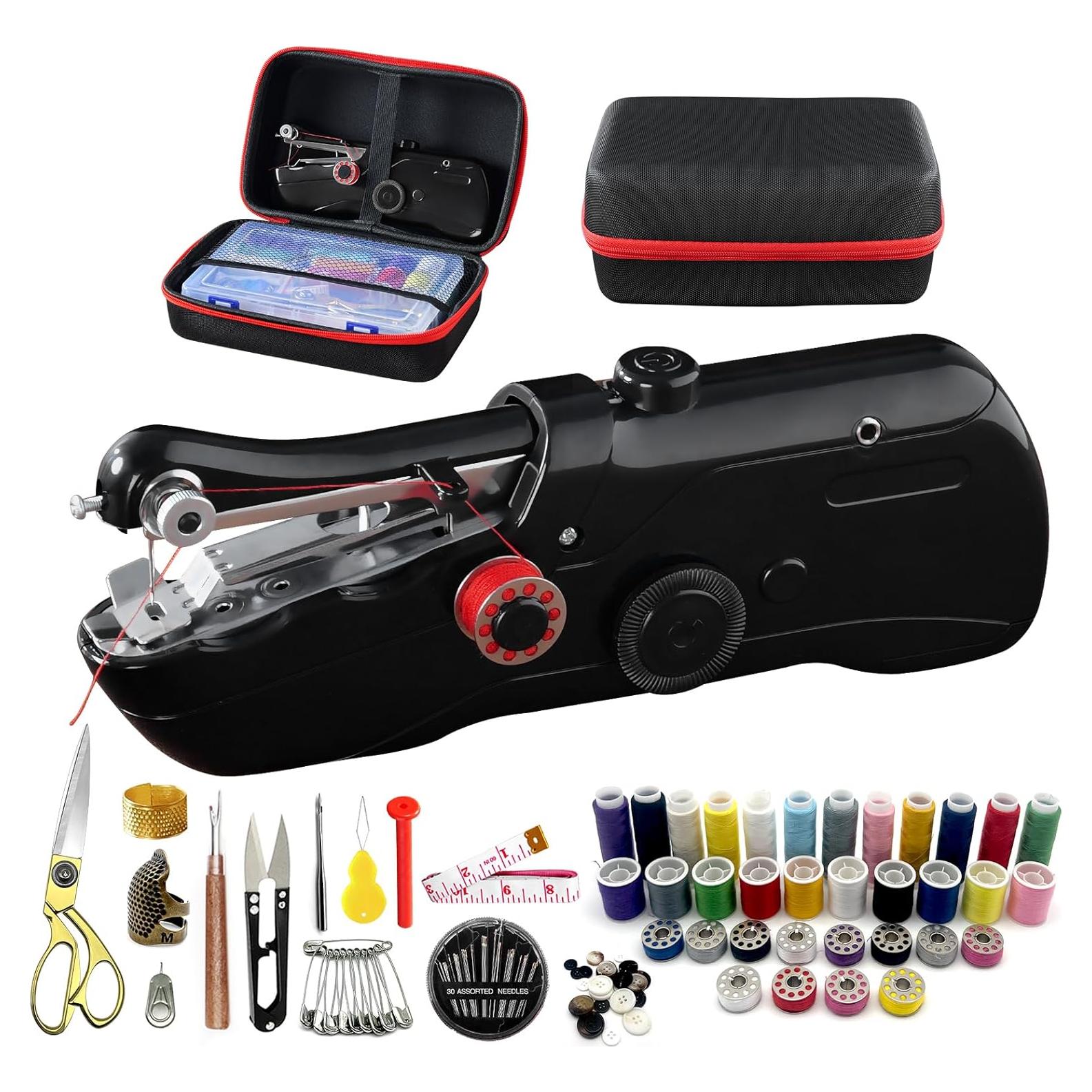 Máquina de Coser Portátil Zasidler Mini Sin Cable 109 Piezas