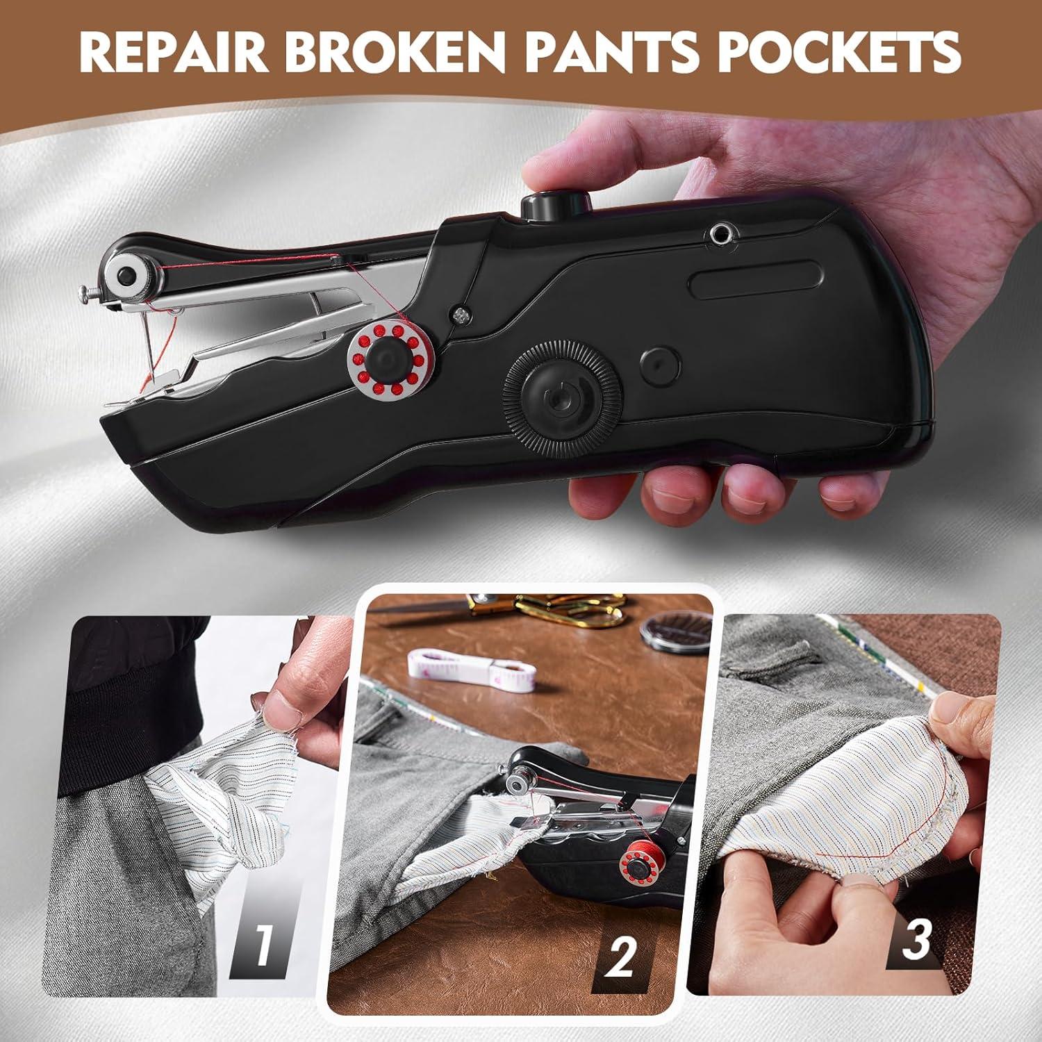 Máquina de Coser Portátil Zasidler Mini Sin Cable 109 Piezas