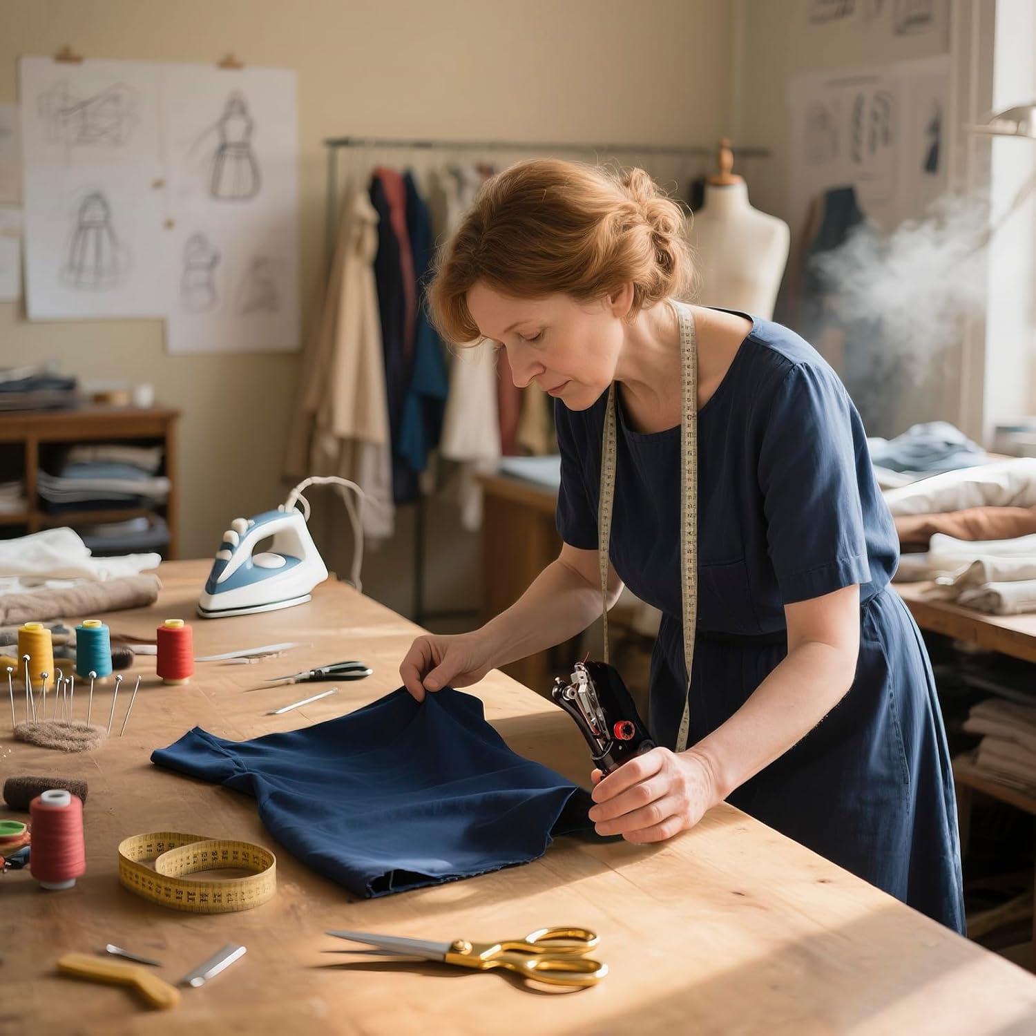 Máquina de Coser Portátil Zasidler Mini Sin Cable 109 Piezas