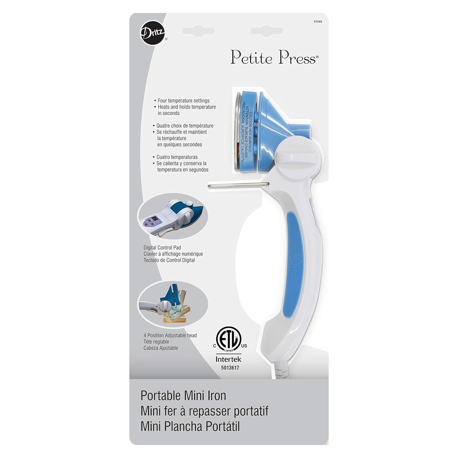 Mini Hierro Portátil Dritz 29500 para Manualidades 20x6cm