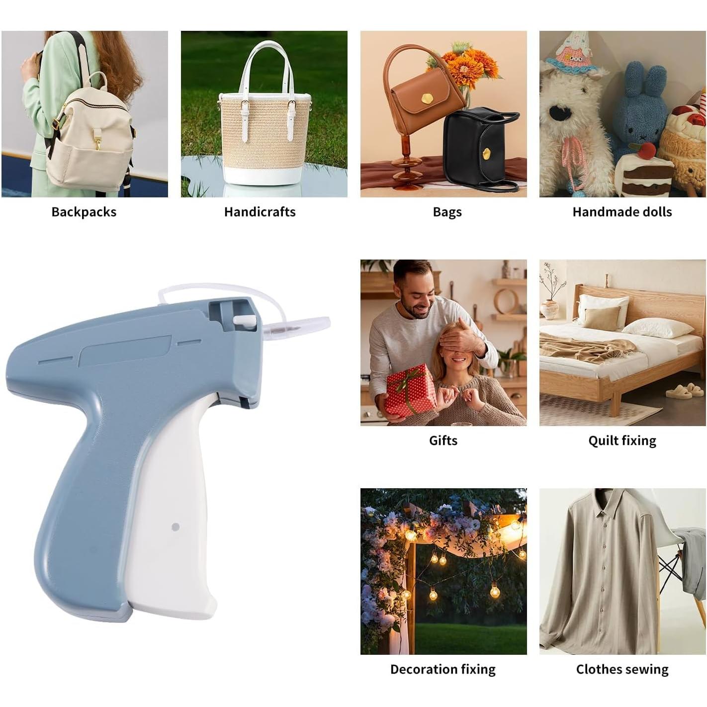 Pistola de Costura Rápida FNV Mini Máquina 6 Agujas 1000 Sujetadores