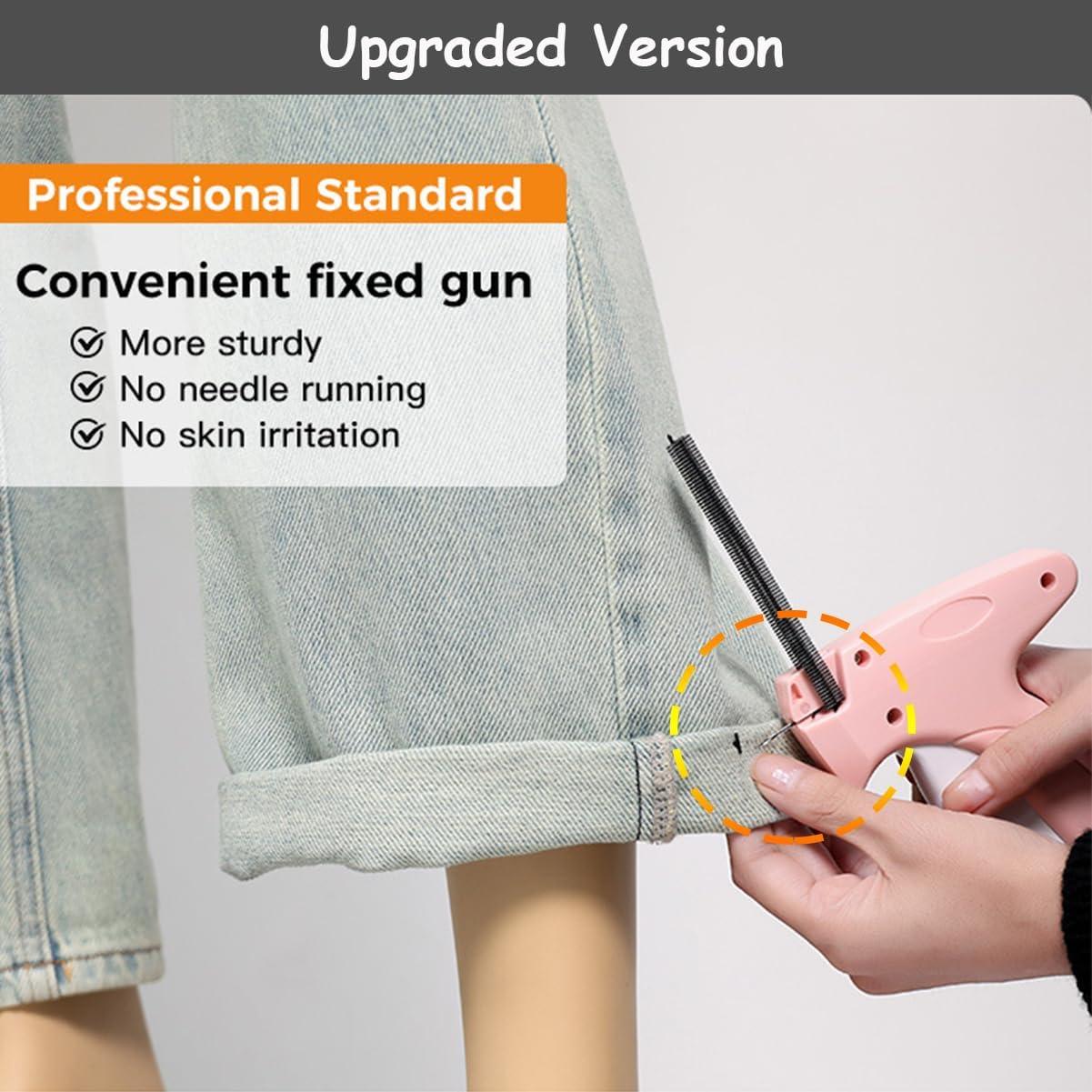 Pistola de Costura YSAIHGYT Rosa con 2000 Sujetadores 5mm