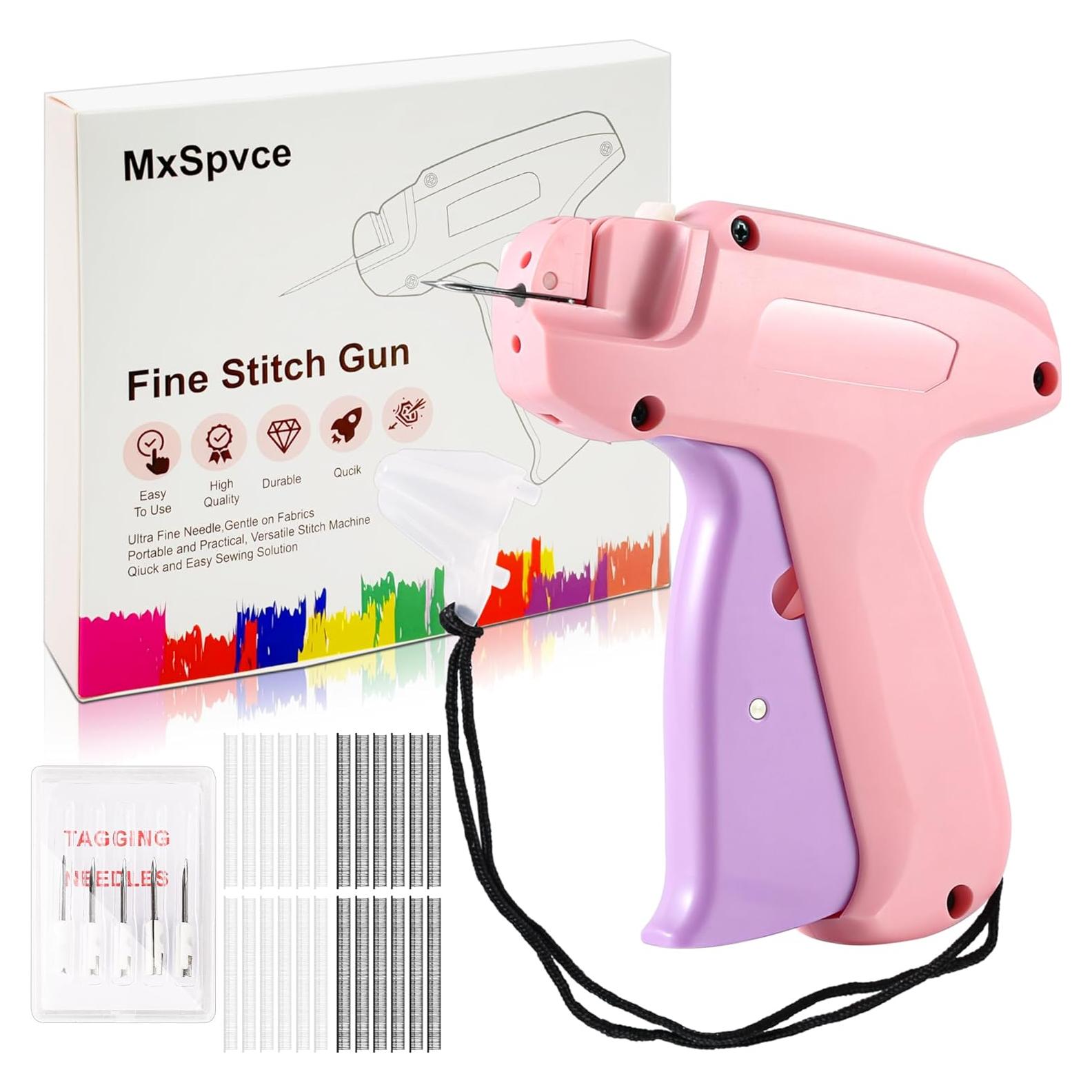 Pistola de Puntadas Rápida MxSpvce con 6 Agujas y 3000 Sujetadores