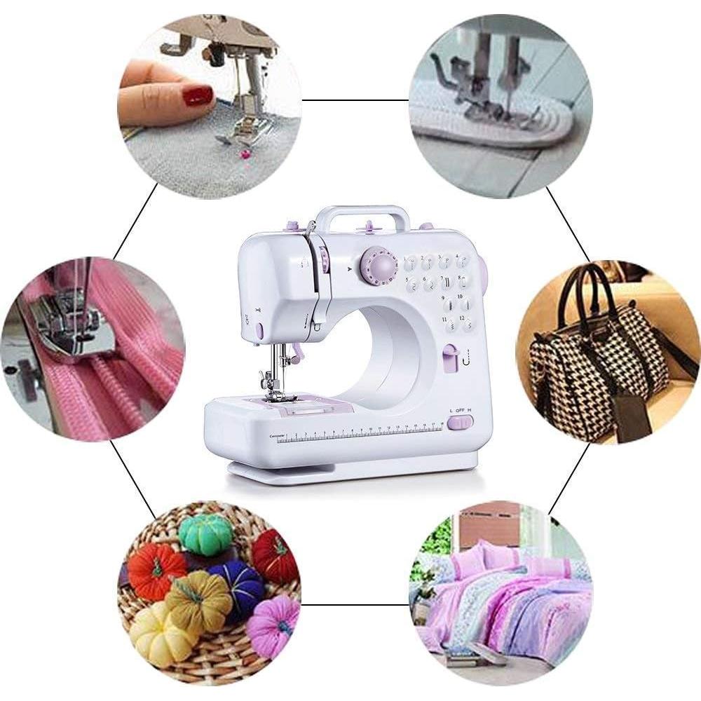 Máquina de Coser Eléctrica Portátil WENMILY12 12 Patrones