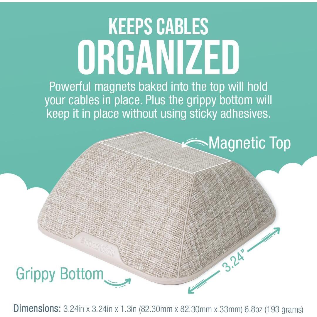 Organizador Magnético de Cables Smartish Cable Wrangler Beige