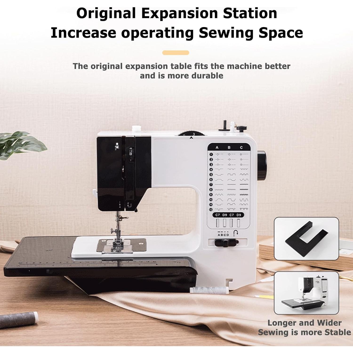 Máquina de Coser Eléctrica Mini Vanttokeey 12 Puntadas 3kg