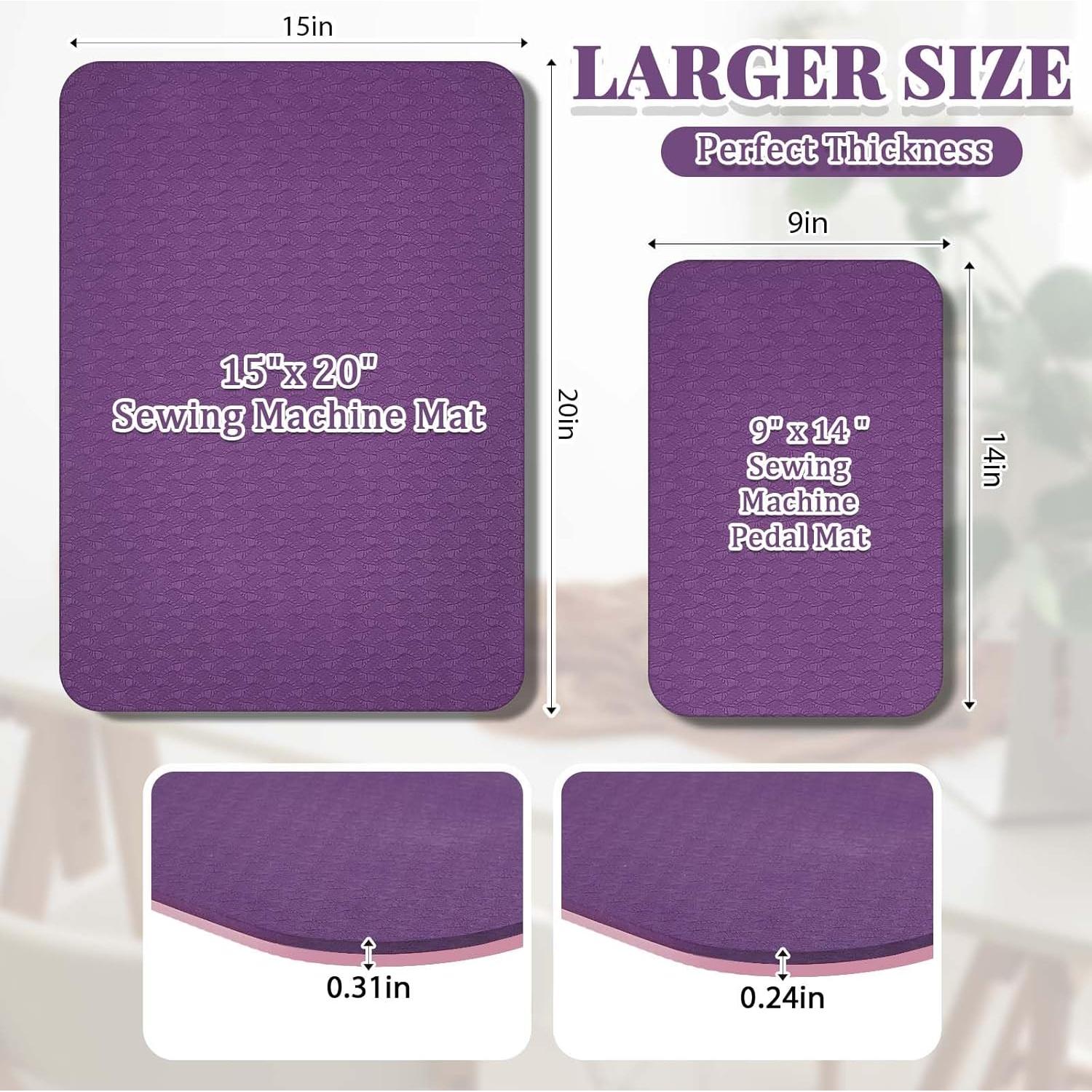 Alfombrillas de Aislamiento para Máquina de Coser Drydiet 2 Pcs