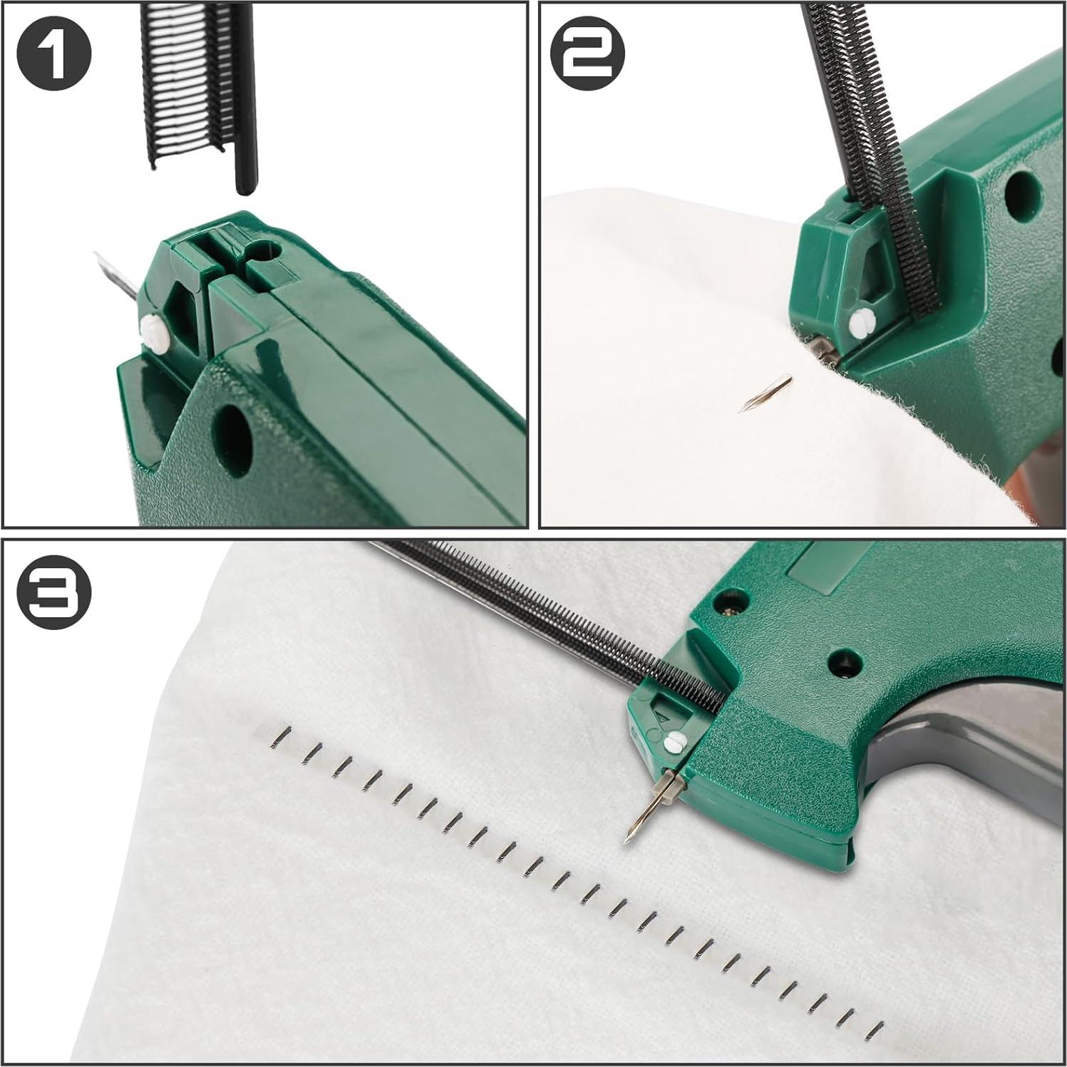Pistola de Costura Mini BS ONE con 3000 Sujetadores 4.4mm