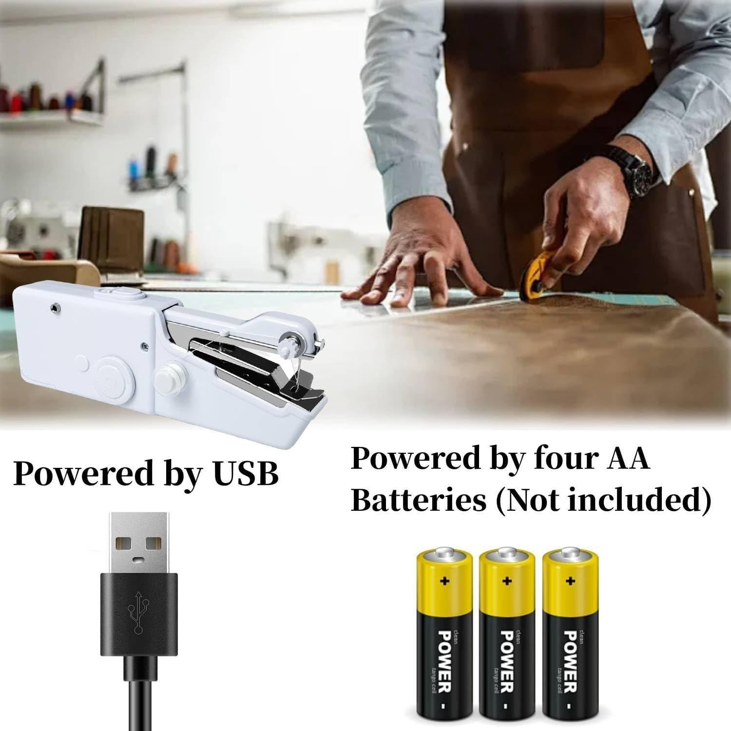 Máquina de Coser Portátil de Mano DPAIQ - 320g, USB y Batería