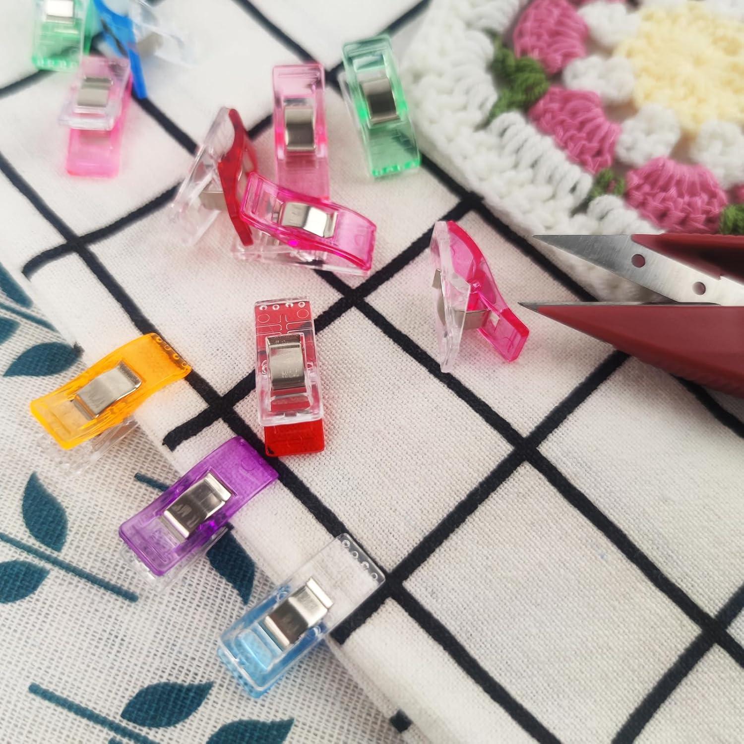 Clips de Costura GDMINLO 100 Pcs Multicolor para Manualidades