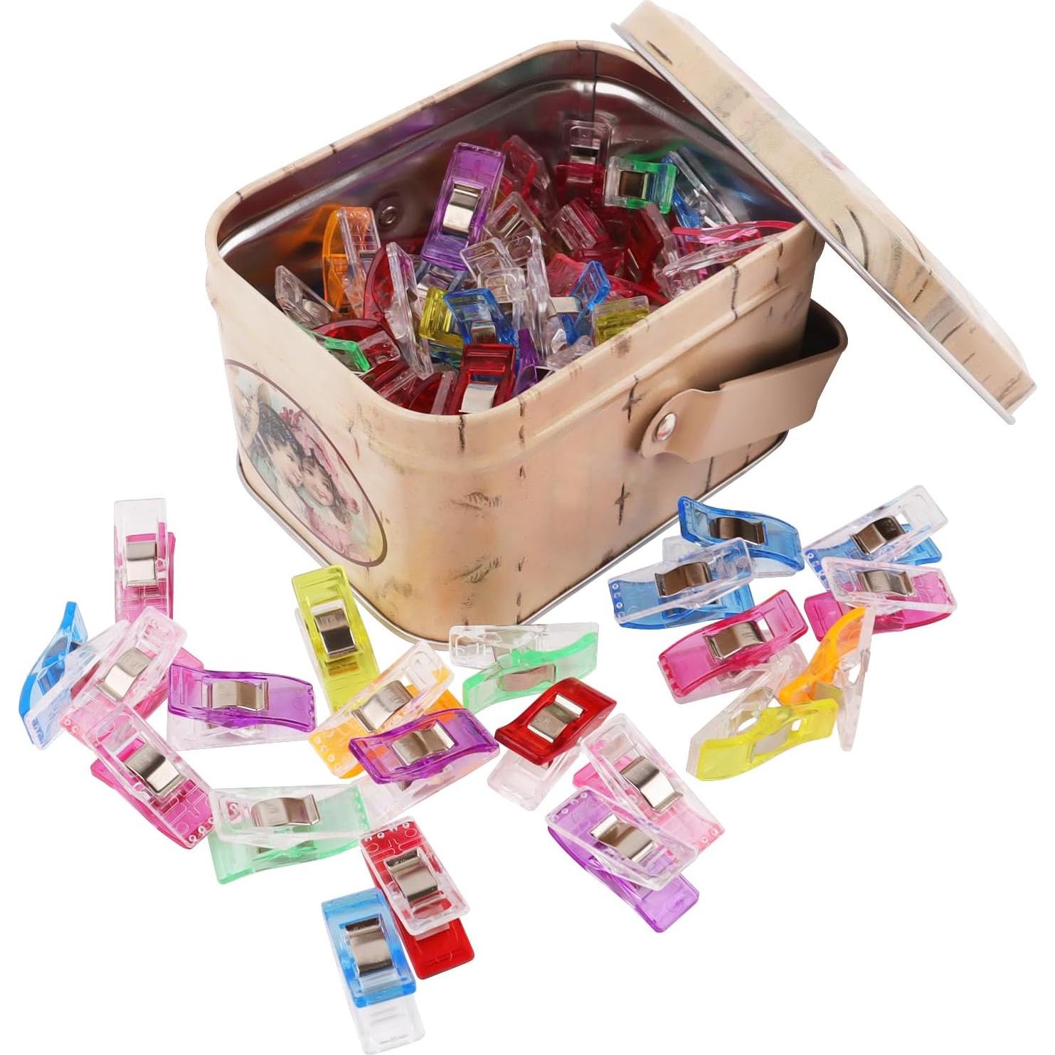 Clips de Costura GDMINLO 100 Pcs Multicolor para Manualidades