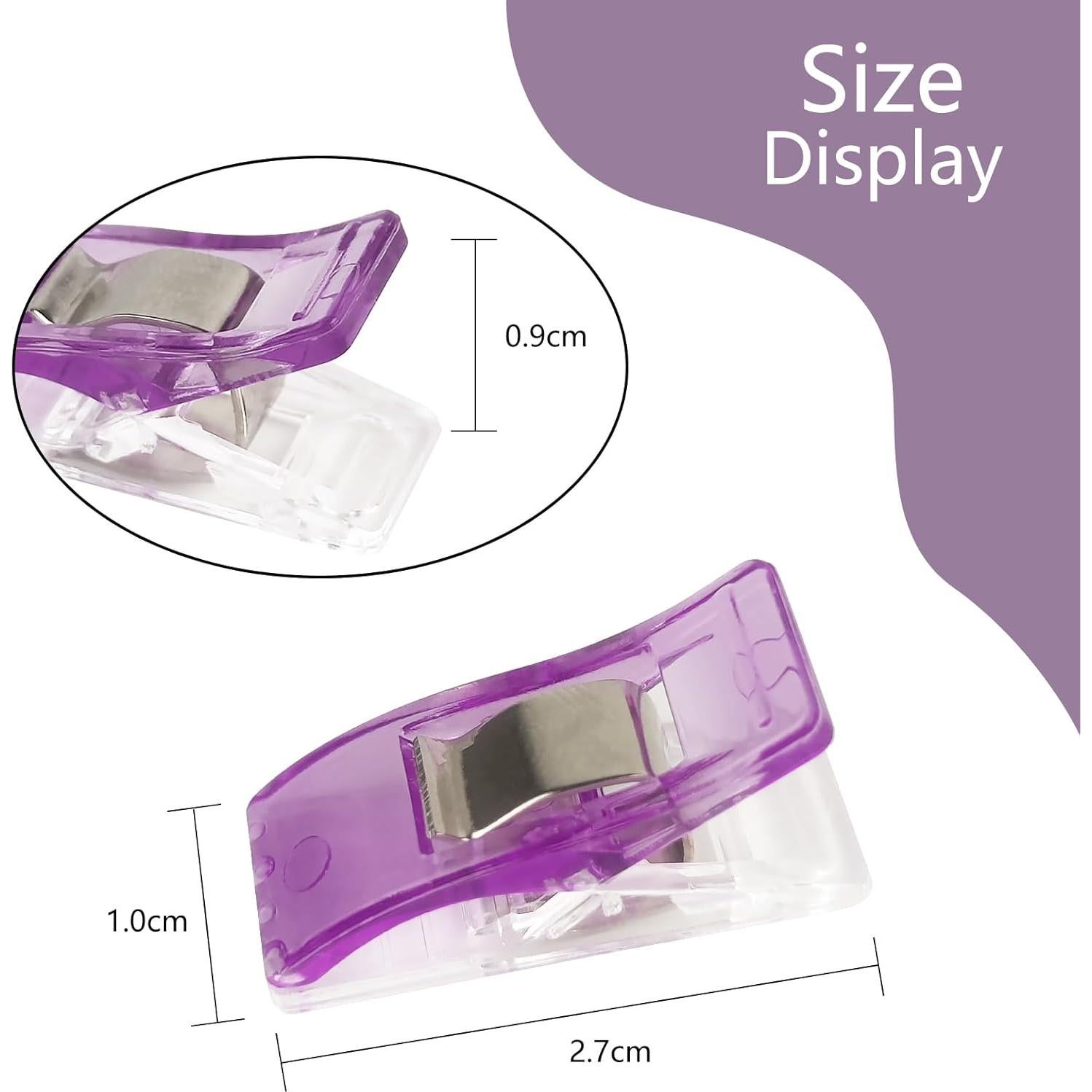 Clips de Costura GDMINLO 100 Pcs Multicolor para Manualidades