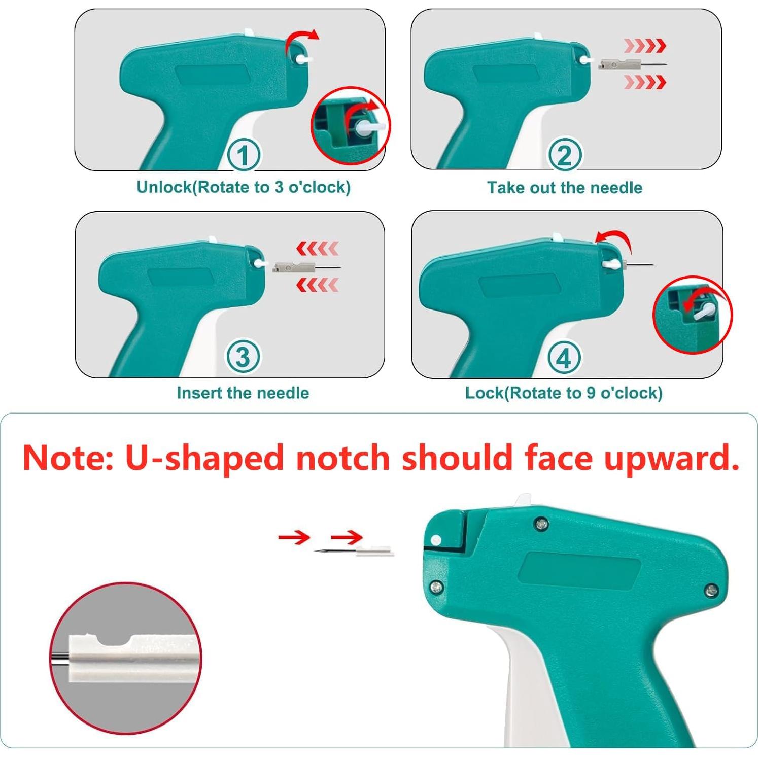 Mini Pistola de Costura NIFUYOP con 5000 Sujetadores y Estuche